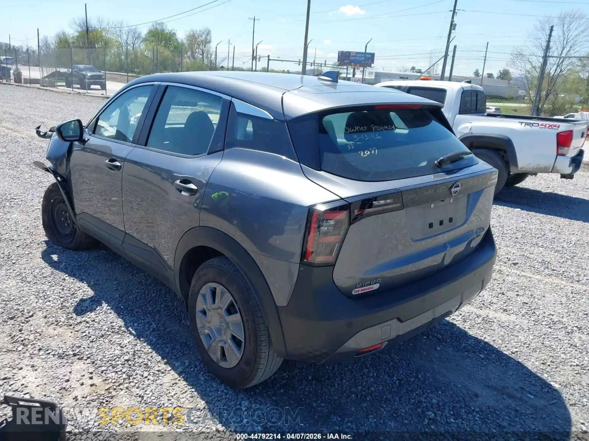3 Photograph of a damaged car 3N8AP6BA4SL336706 NISSAN KICKS 2025