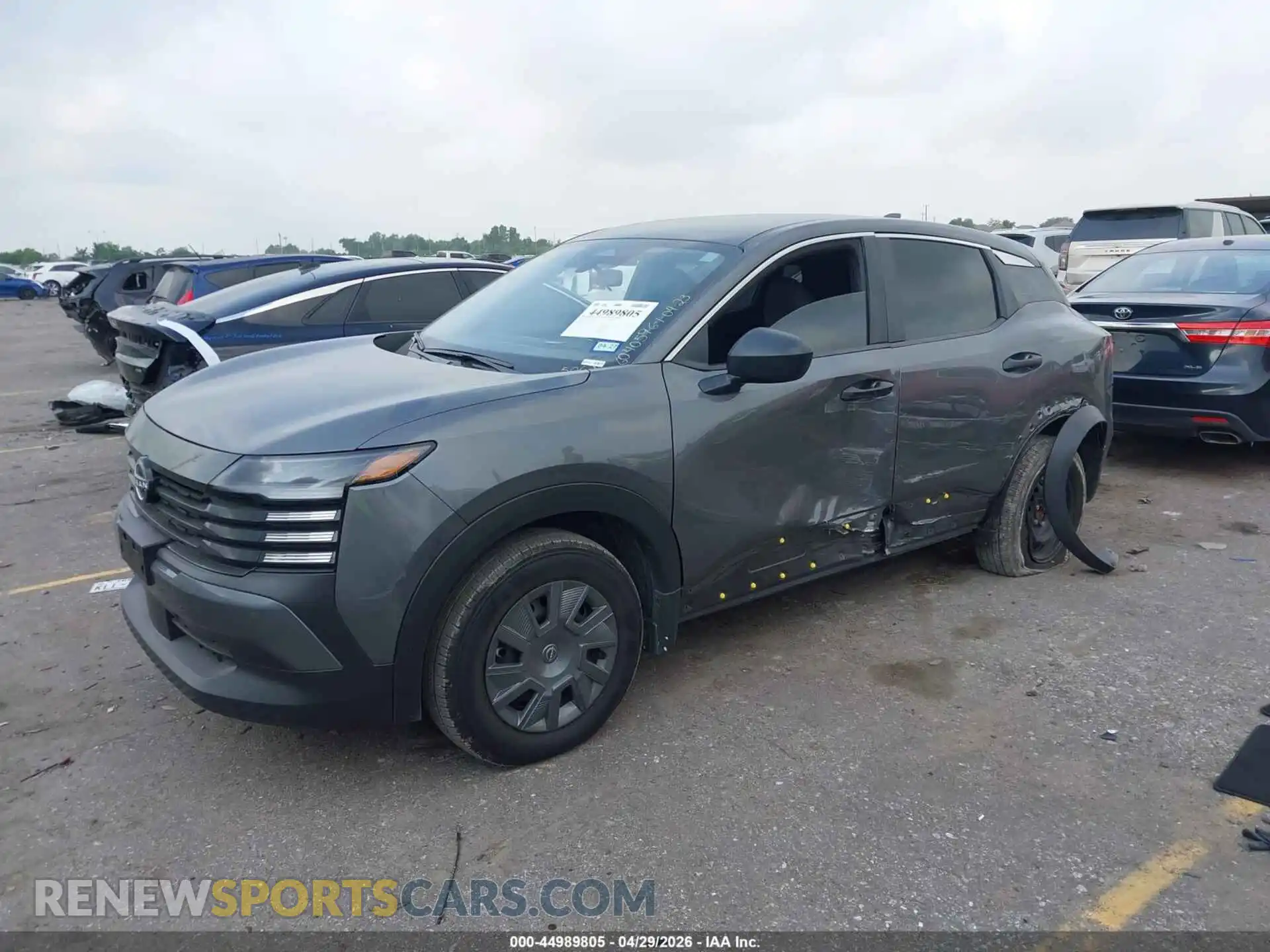 2 Photograph of a damaged car 3N8AP6BA6SL395062 NISSAN KICKS 2025