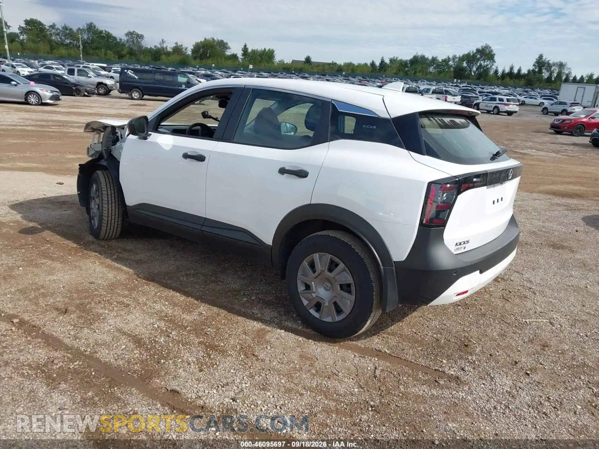 3 Photograph of a damaged car 3N8AP6BA8SL324669 NISSAN KICKS 2025