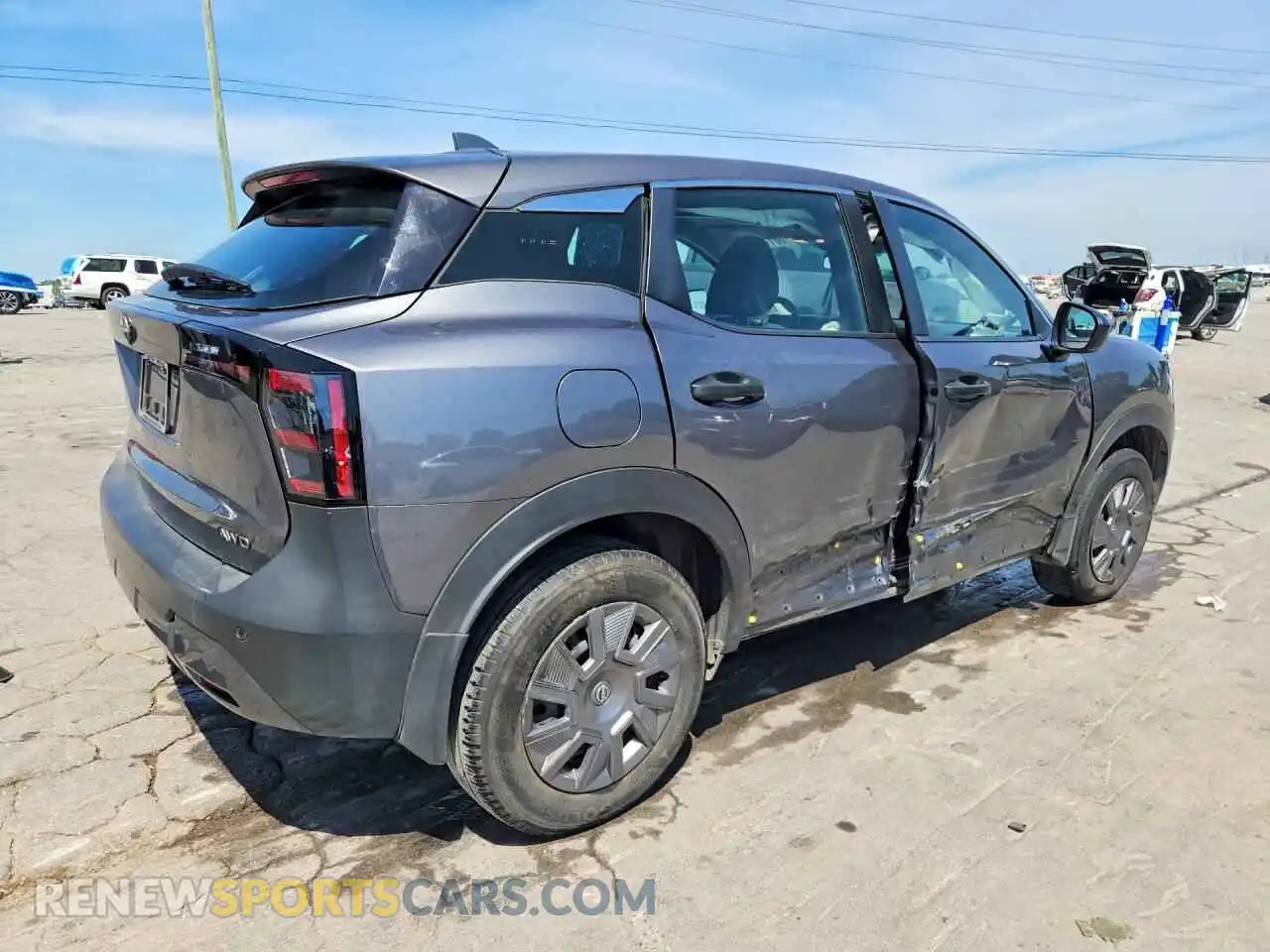 3 Photograph of a damaged car 3N8AP6BB7SL320895 NISSAN KICKS 2025