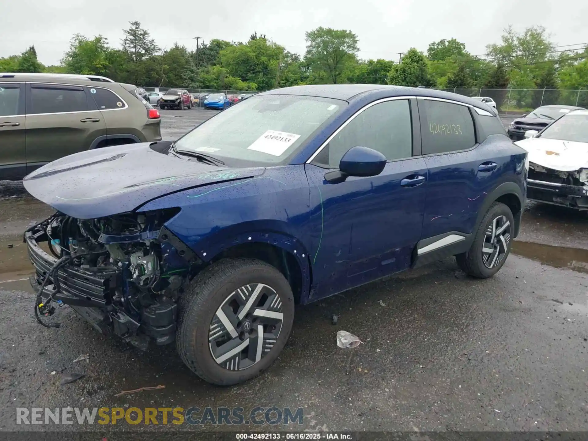 2 Photograph of a damaged car 3N8AP6CA4SL303672 NISSAN KICKS 2025