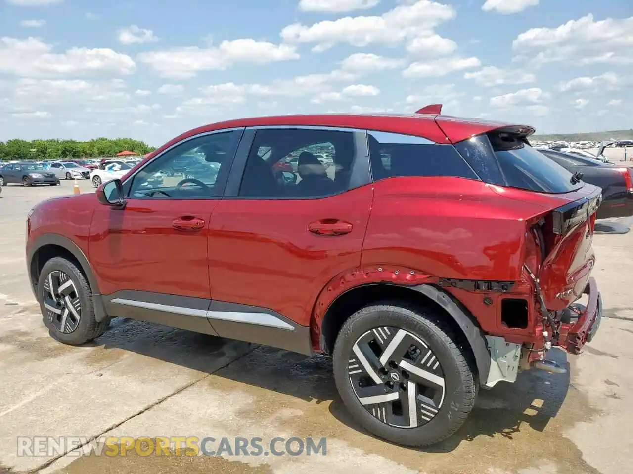 2 fotografías del automóvil dañado 3N8AP6CA7SL319381 NISSAN KICKS 2025