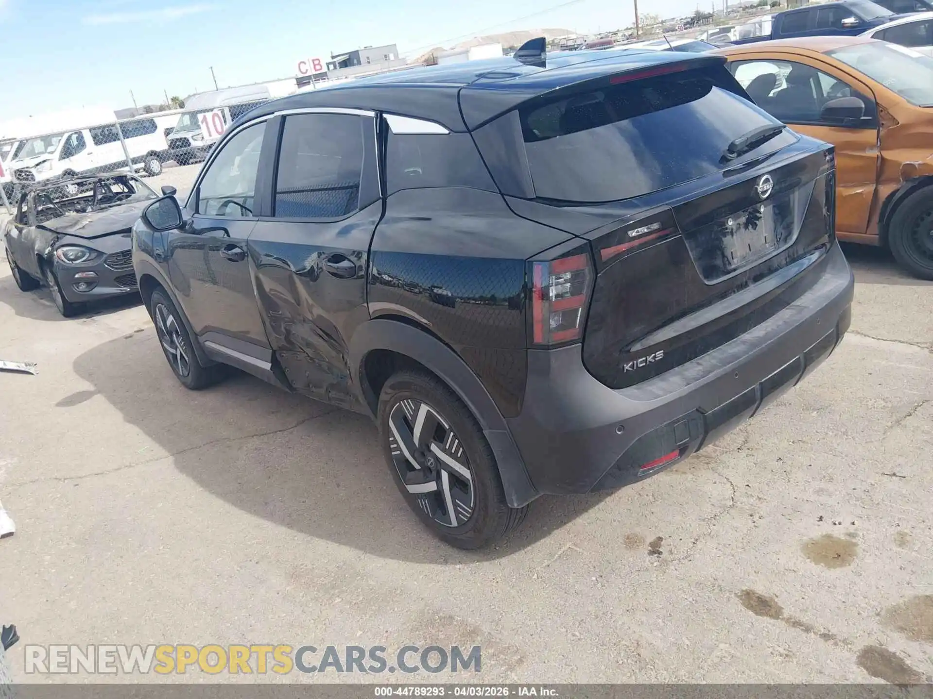 3 Фотография поврежденного автомобиля 3N8AP6CA7SL321244 NISSAN KICKS 2025