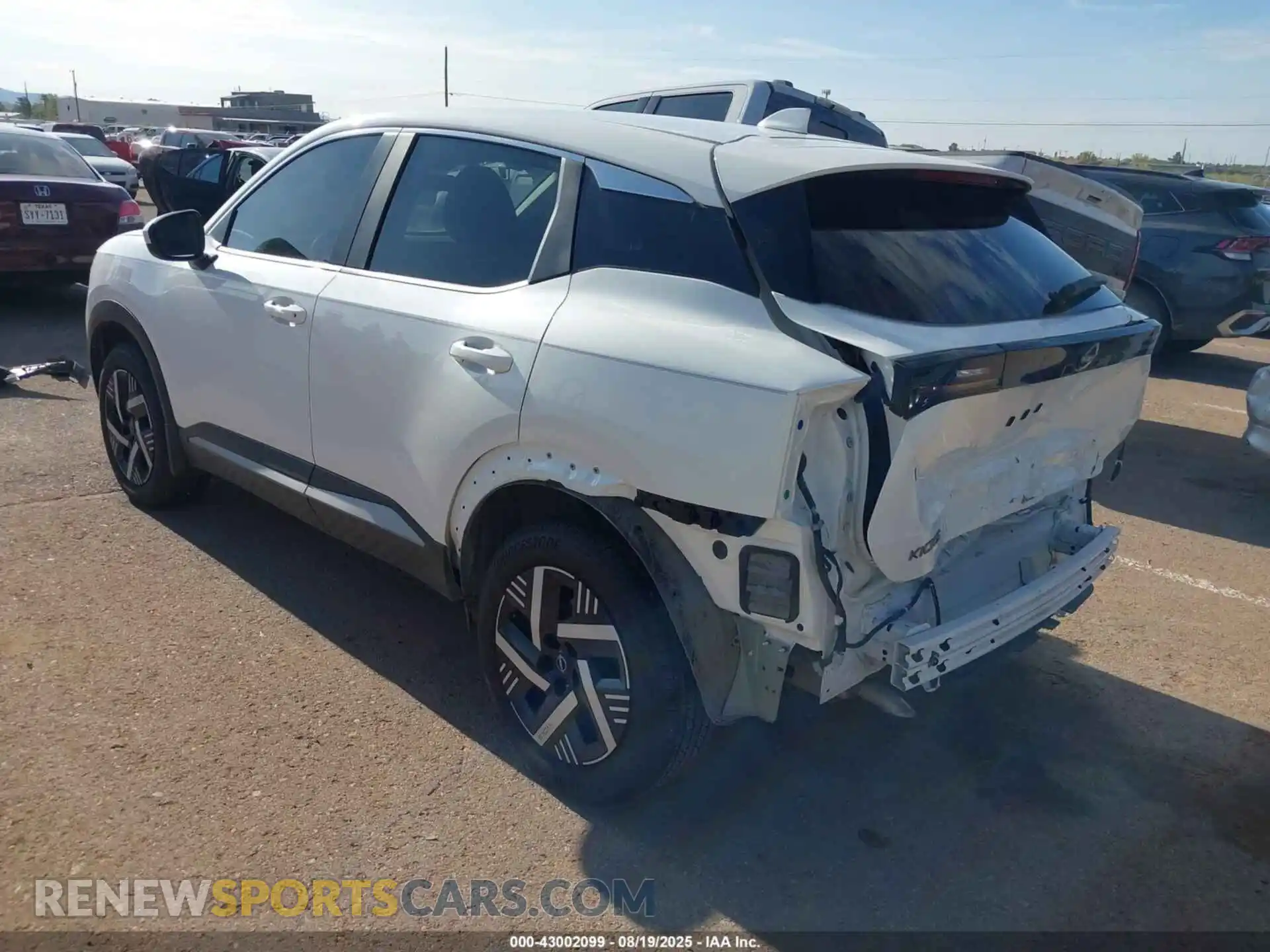 3 Photograph of a damaged car 3N8AP6CA7SL333619 NISSAN KICKS 2025