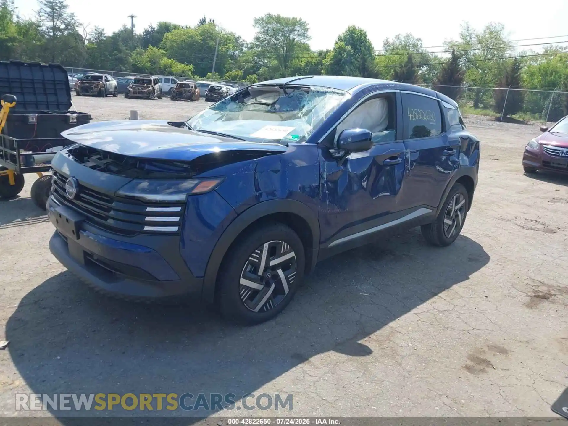 2 Photograph of a damaged car 3N8AP6CA7SL356995 NISSAN KICKS 2025
