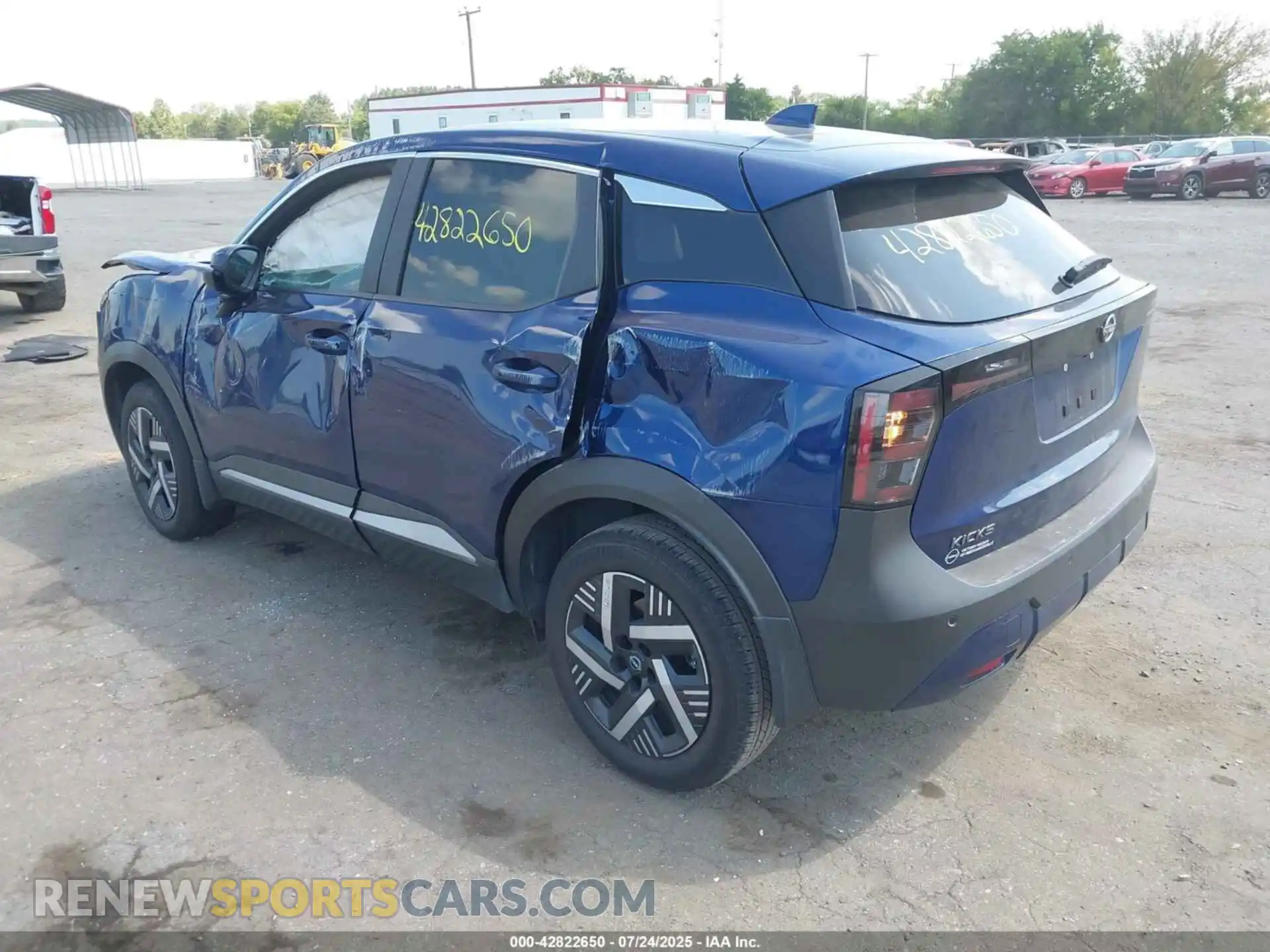 3 Photograph of a damaged car 3N8AP6CA7SL356995 NISSAN KICKS 2025