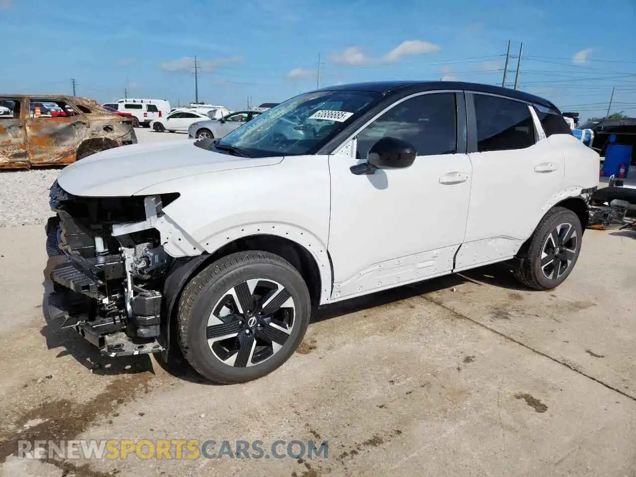 1 Photograph of a damaged car 3N8AP6CB0SL332255 NISSAN KICKS 2025