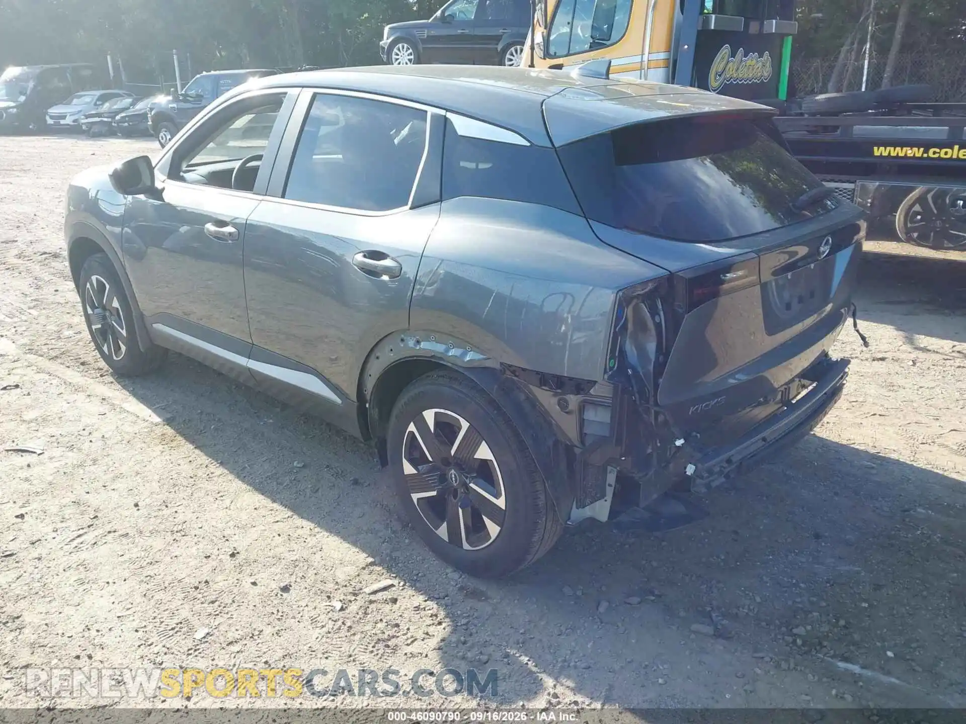 3 Photograph of a damaged car 3N8AP6CB1SL346925 NISSAN KICKS 2025