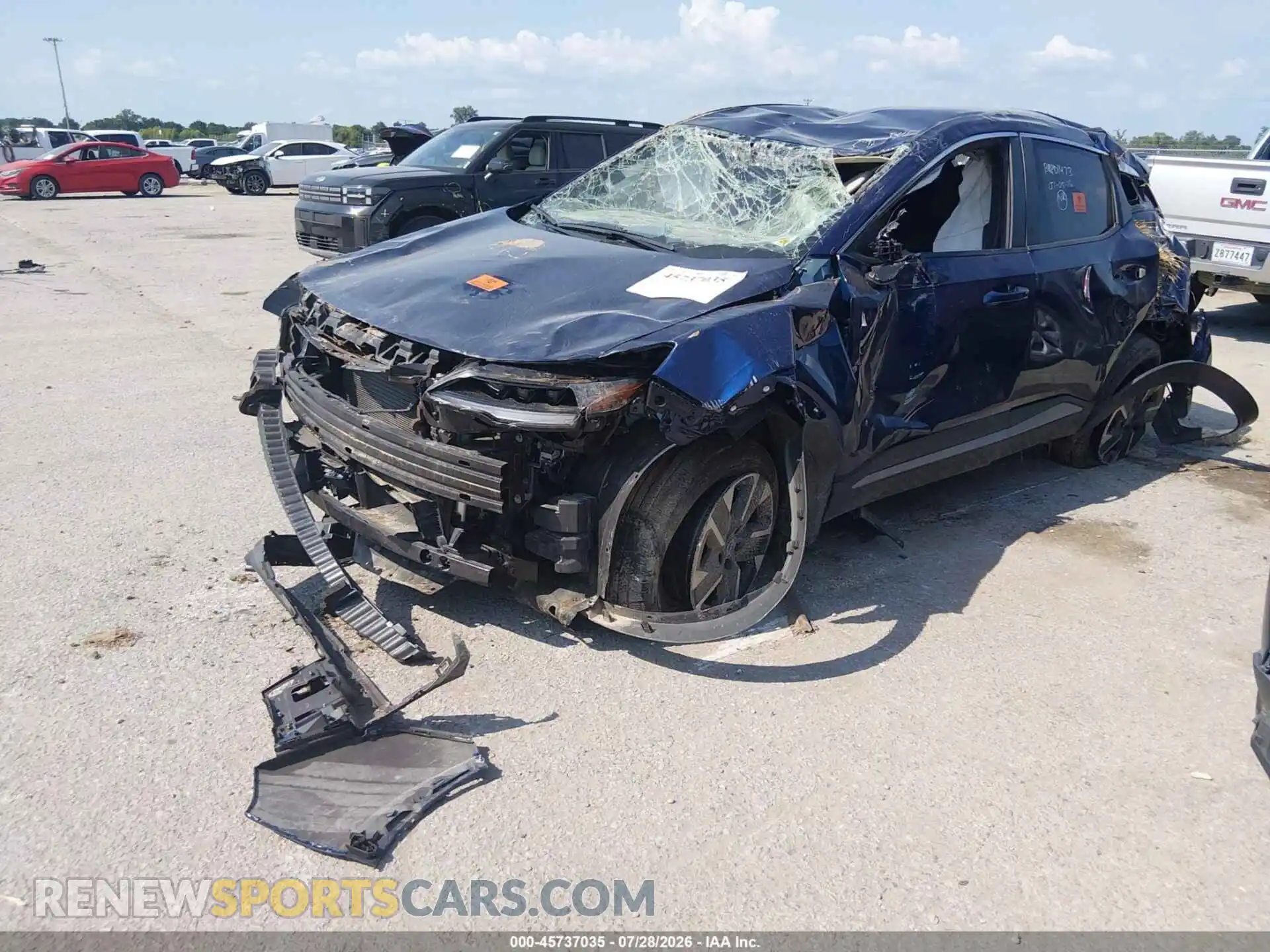 2 Photograph of a damaged car 3N8AP6CB1SL429867 NISSAN KICKS 2025