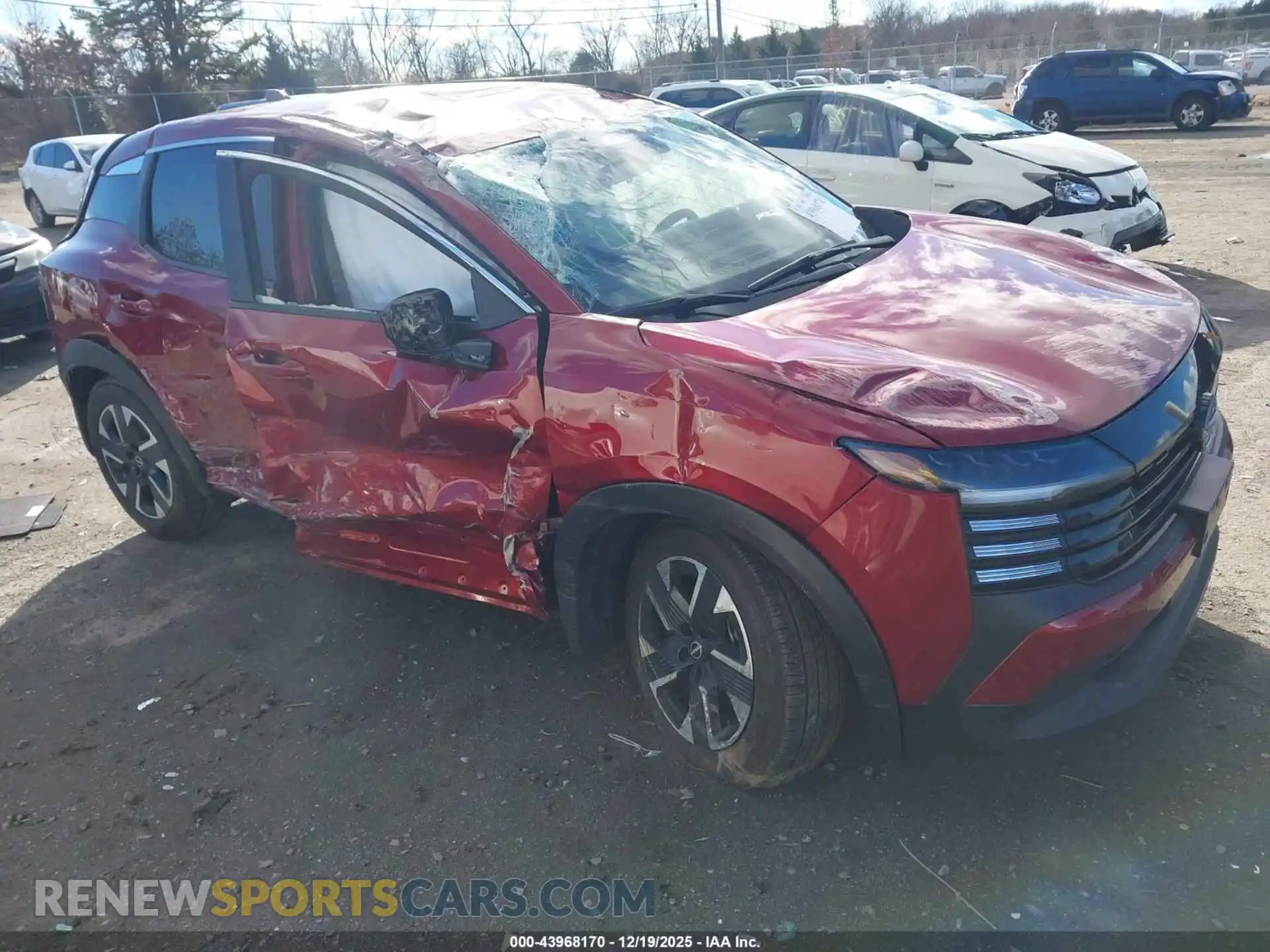1 Photograph of a damaged car 3N8AP6CB2SL322407 NISSAN KICKS 2025