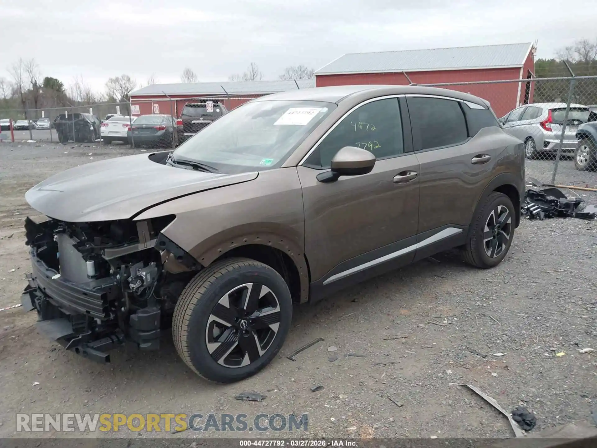 2 Photograph of a damaged car 3N8AP6CB3SL315045 NISSAN KICKS 2025