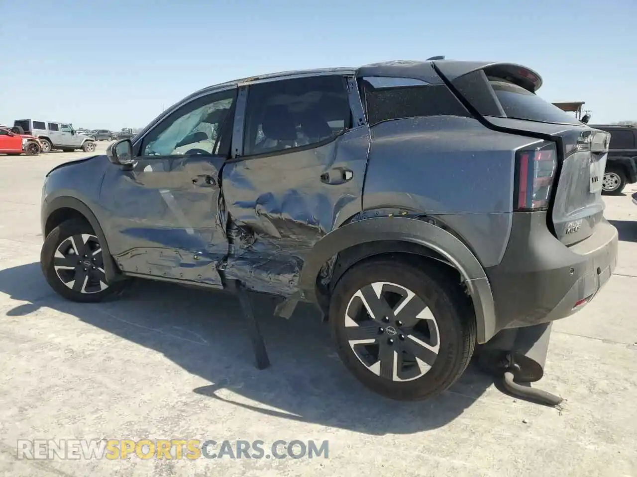 2 Photograph of a damaged car 3N8AP6CB3SL333299 NISSAN KICKS 2025