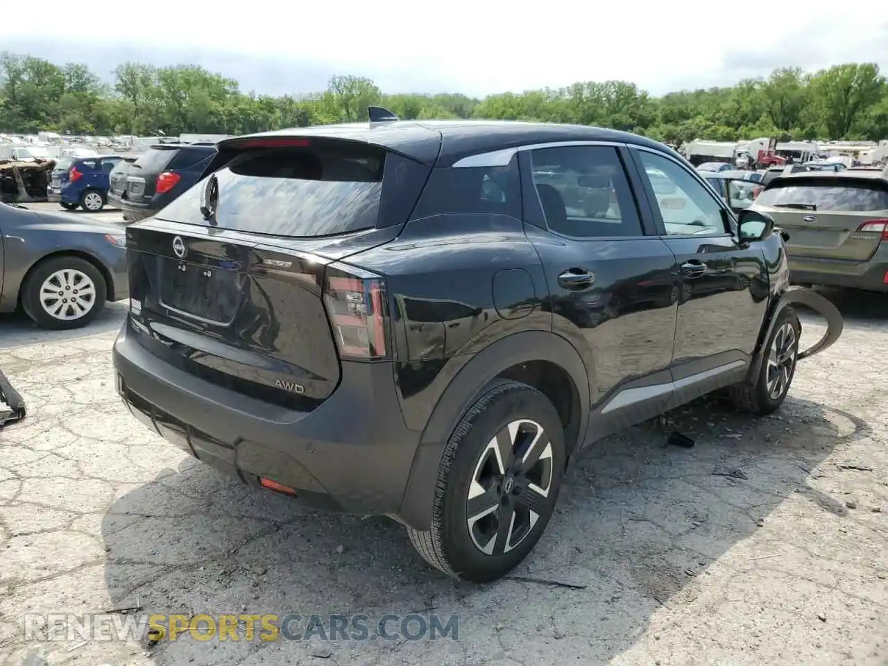 3 fotografías del automóvil dañado 3N8AP6CB3SL356971 NISSAN KICKS 2025
