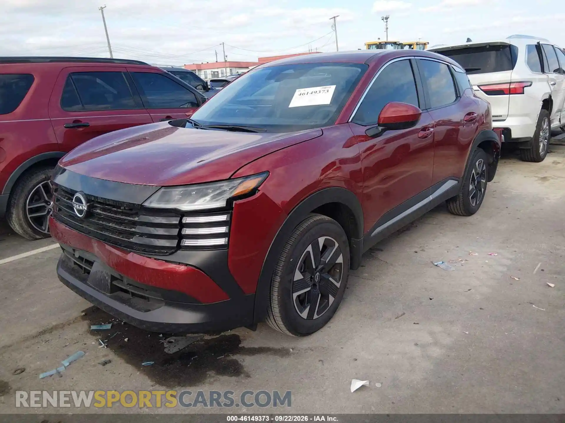 2 Photograph of a damaged car 3N8AP6CB3SL368683 NISSAN KICKS 2025