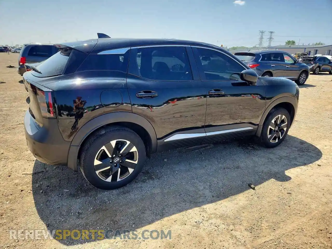 3 fotografías del automóvil dañado 3N8AP6CB3SL425559 NISSAN KICKS 2025