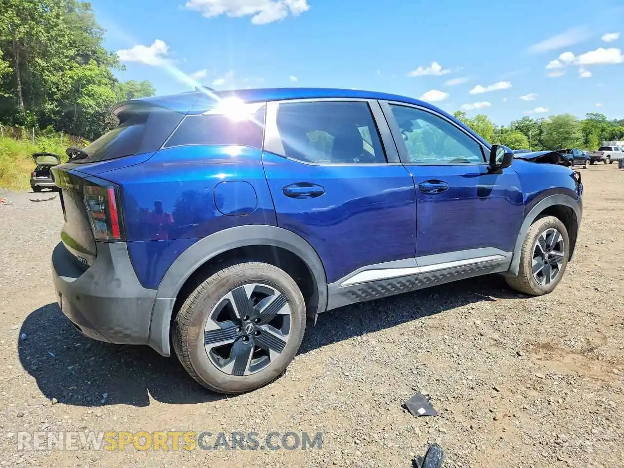 3 fotografías del automóvil dañado 3N8AP6CB3SL438926 NISSAN KICKS 2025