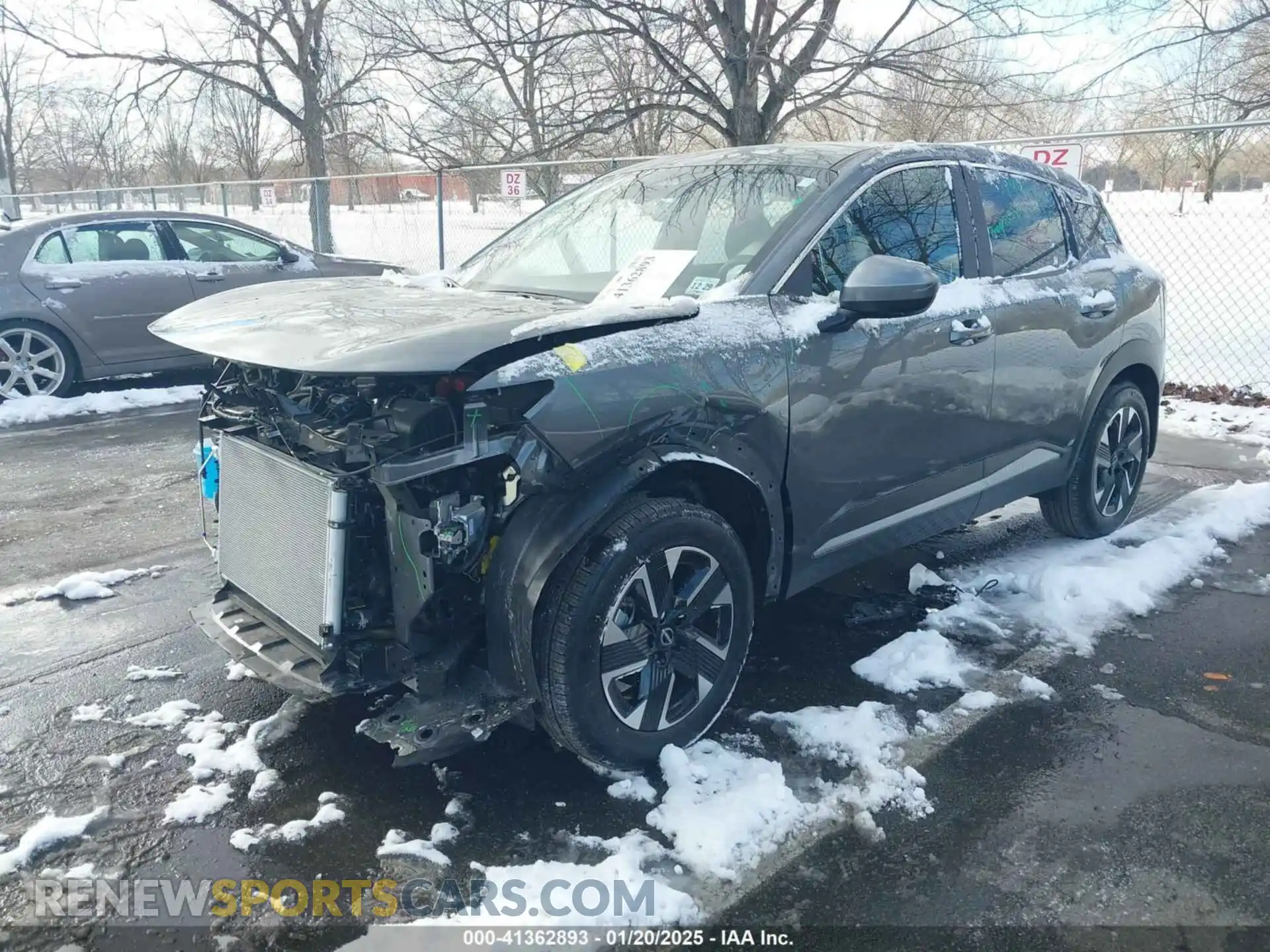 2 fotografías del automóvil dañado 3N8AP6CB4SL328516 NISSAN KICKS 2025