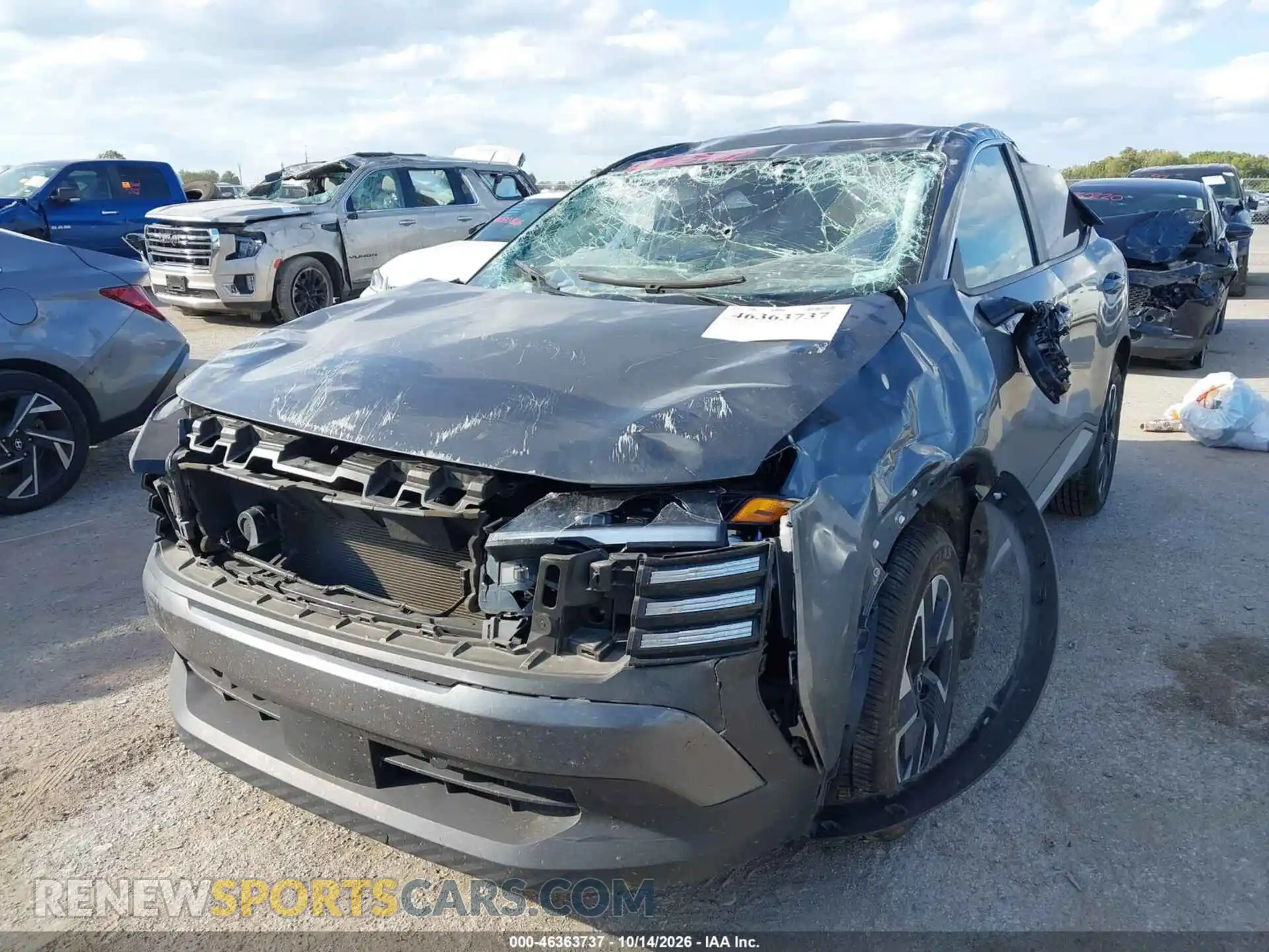 2 Фотография поврежденного автомобиля 3N8AP6CB4SL332940 NISSAN KICKS 2025