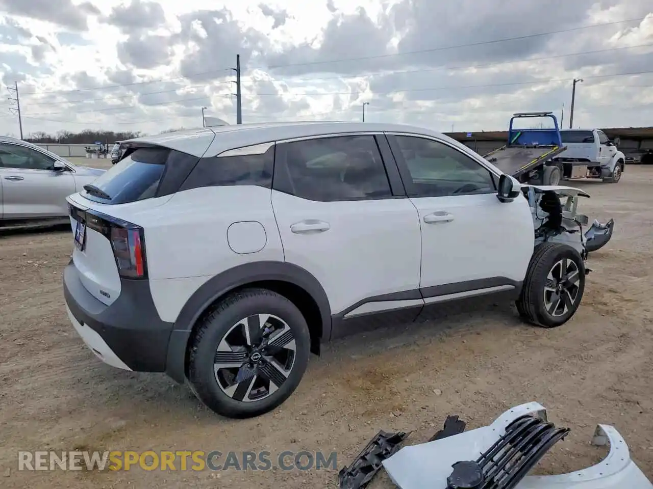 3 fotografías del automóvil dañado 3N8AP6CB4SL407667 NISSAN KICKS 2025
