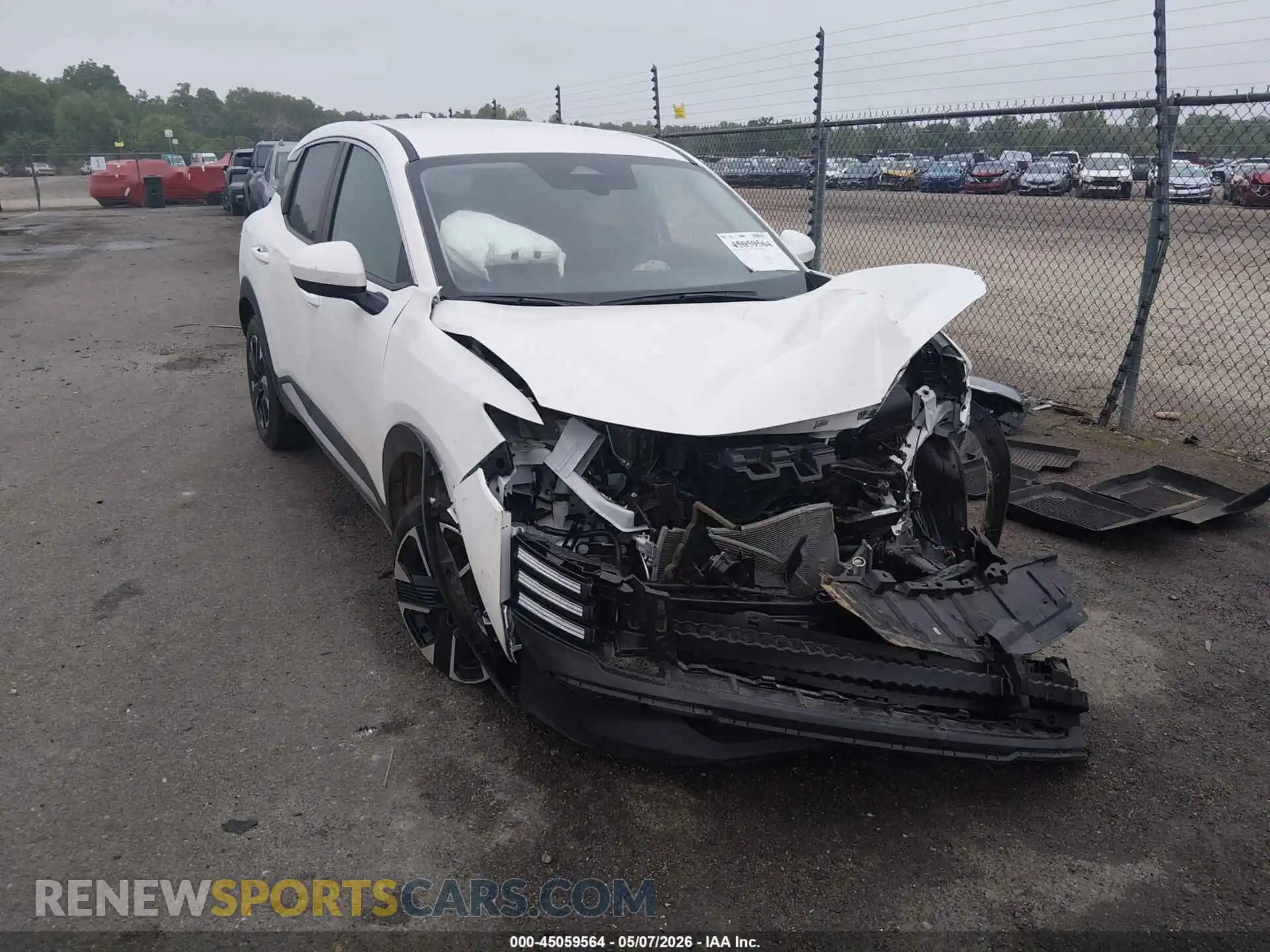 1 Photograph of a damaged car 3N8AP6CB7SL427380 NISSAN KICKS 2025