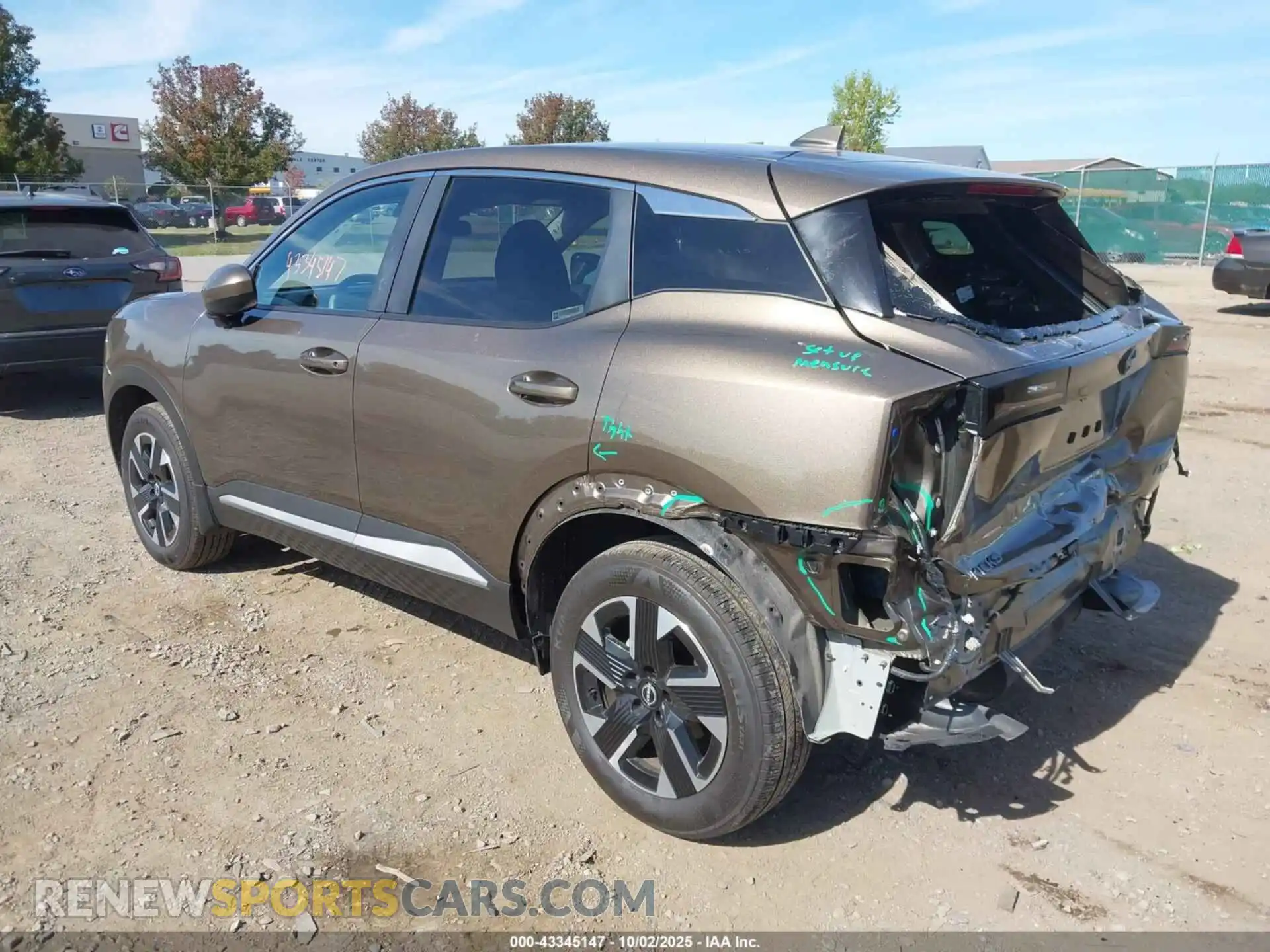 3 Фотография поврежденного автомобиля 3N8AP6CB8SL341737 NISSAN KICKS 2025