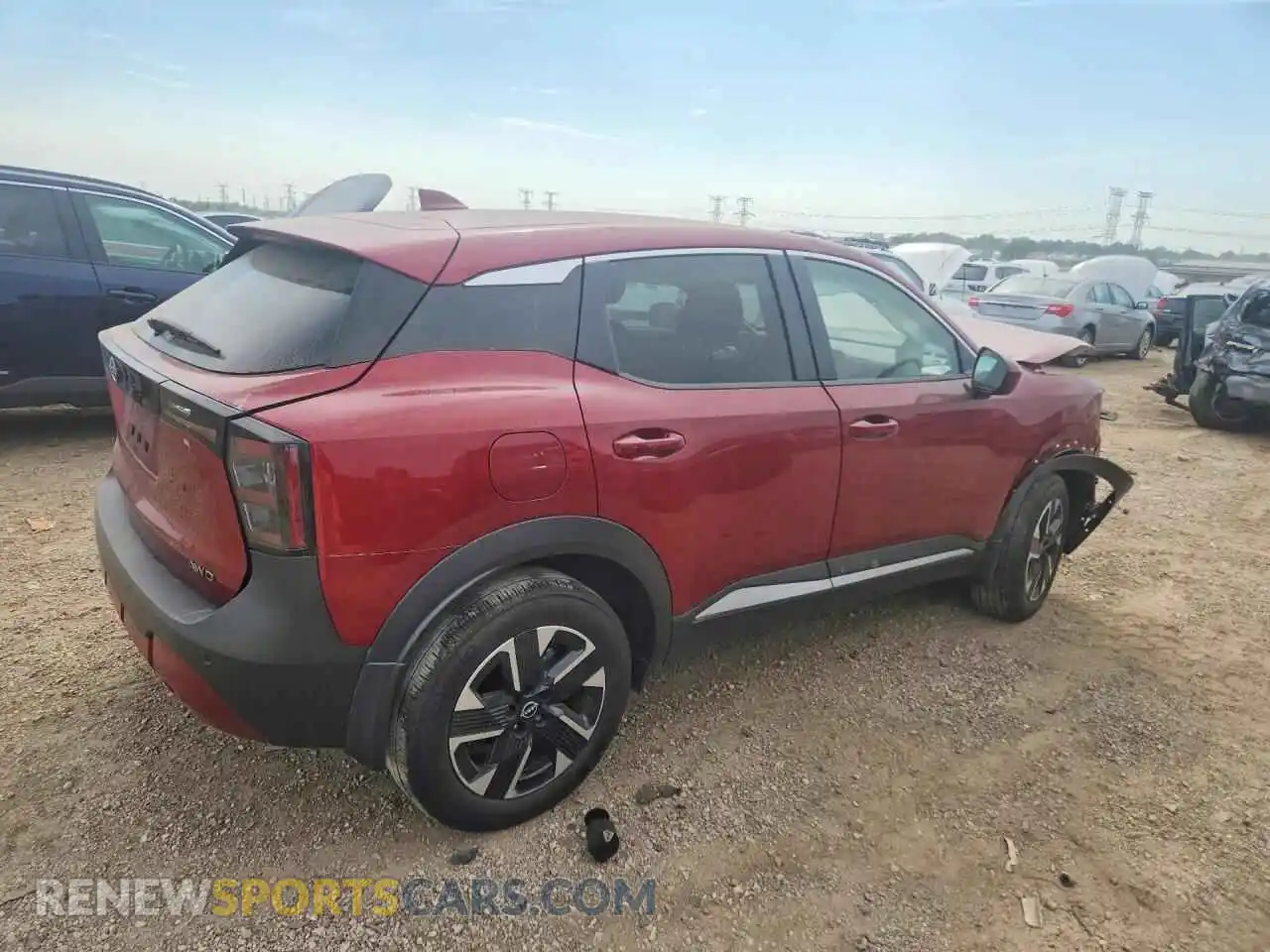 3 Photograph of a damaged car 3N8AP6CB8SL345044 NISSAN KICKS 2025