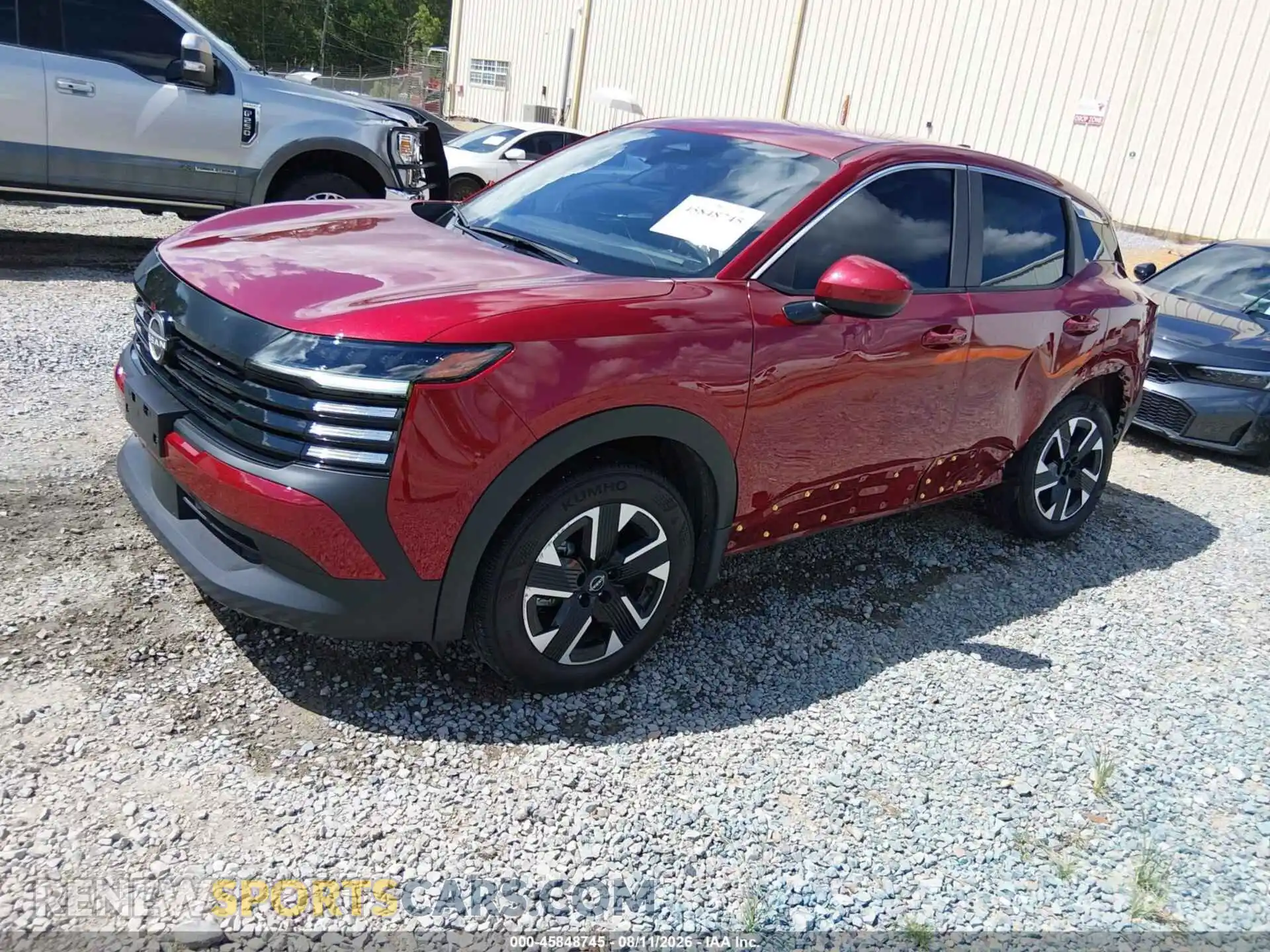 2 fotografías del automóvil dañado 3N8AP6CB8SL365021 NISSAN KICKS 2025