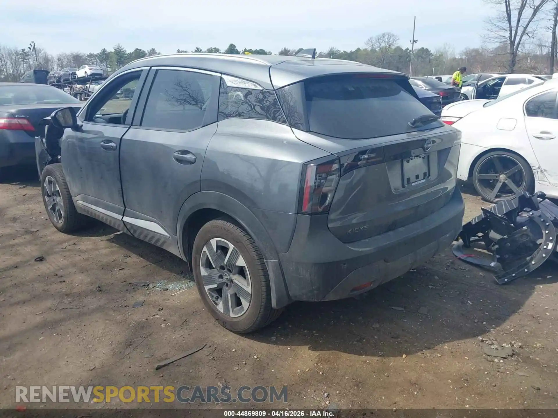 3 Photograph of a damaged car 3N8AP6CB8SL435830 NISSAN KICKS 2025