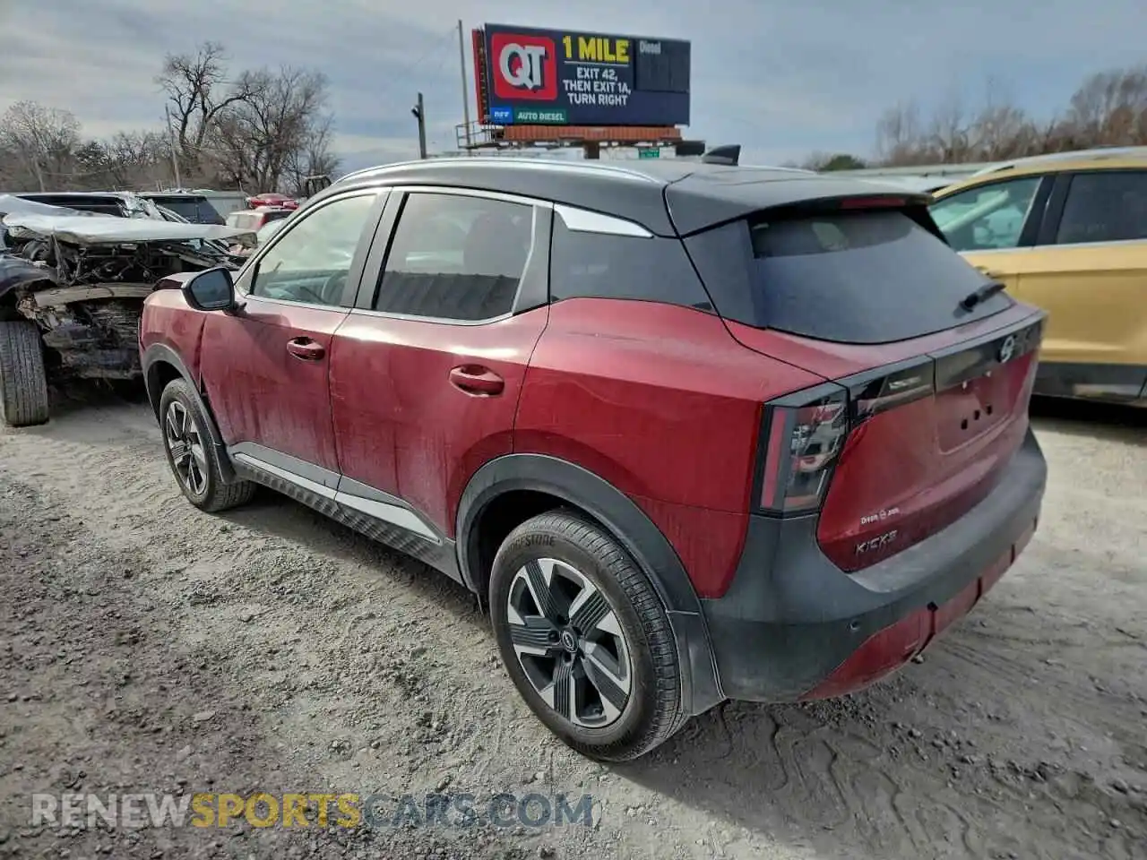 2 Photograph of a damaged car 3N8AP6CB8SL436217 NISSAN KICKS 2025