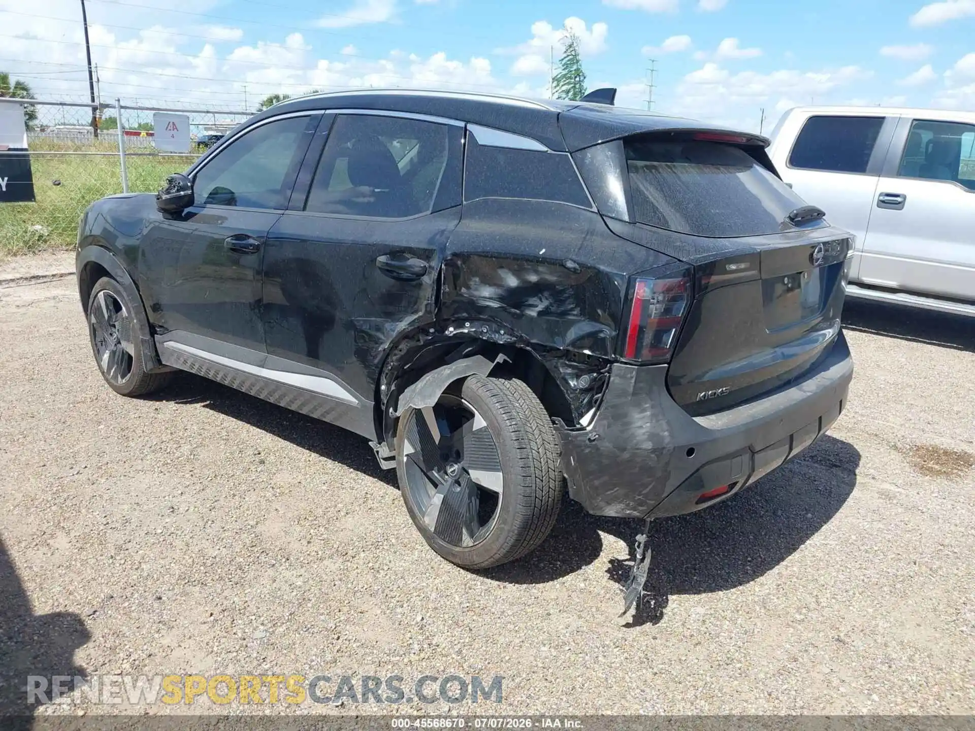 3 Photograph of a damaged car 3N8AP6DA4SL439590 NISSAN KICKS 2025
