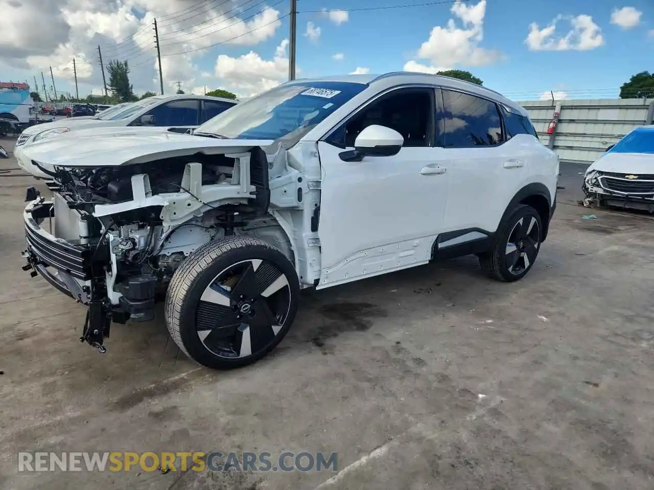 1 Photograph of a damaged car 3N8AP6DA6SL318513 NISSAN KICKS 2025
