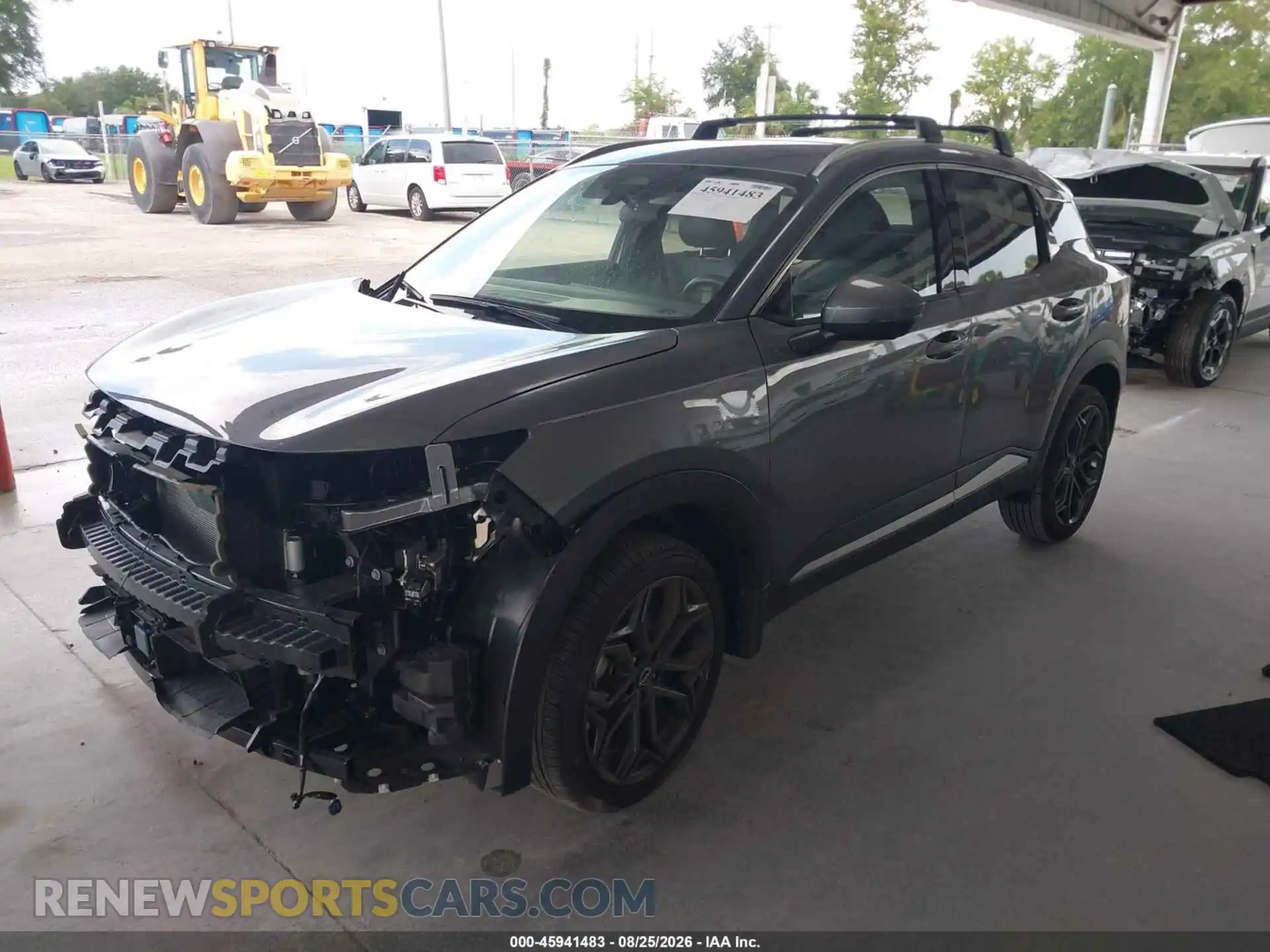2 fotografías del automóvil dañado 3N8AP6DA6SL408096 NISSAN KICKS 2025