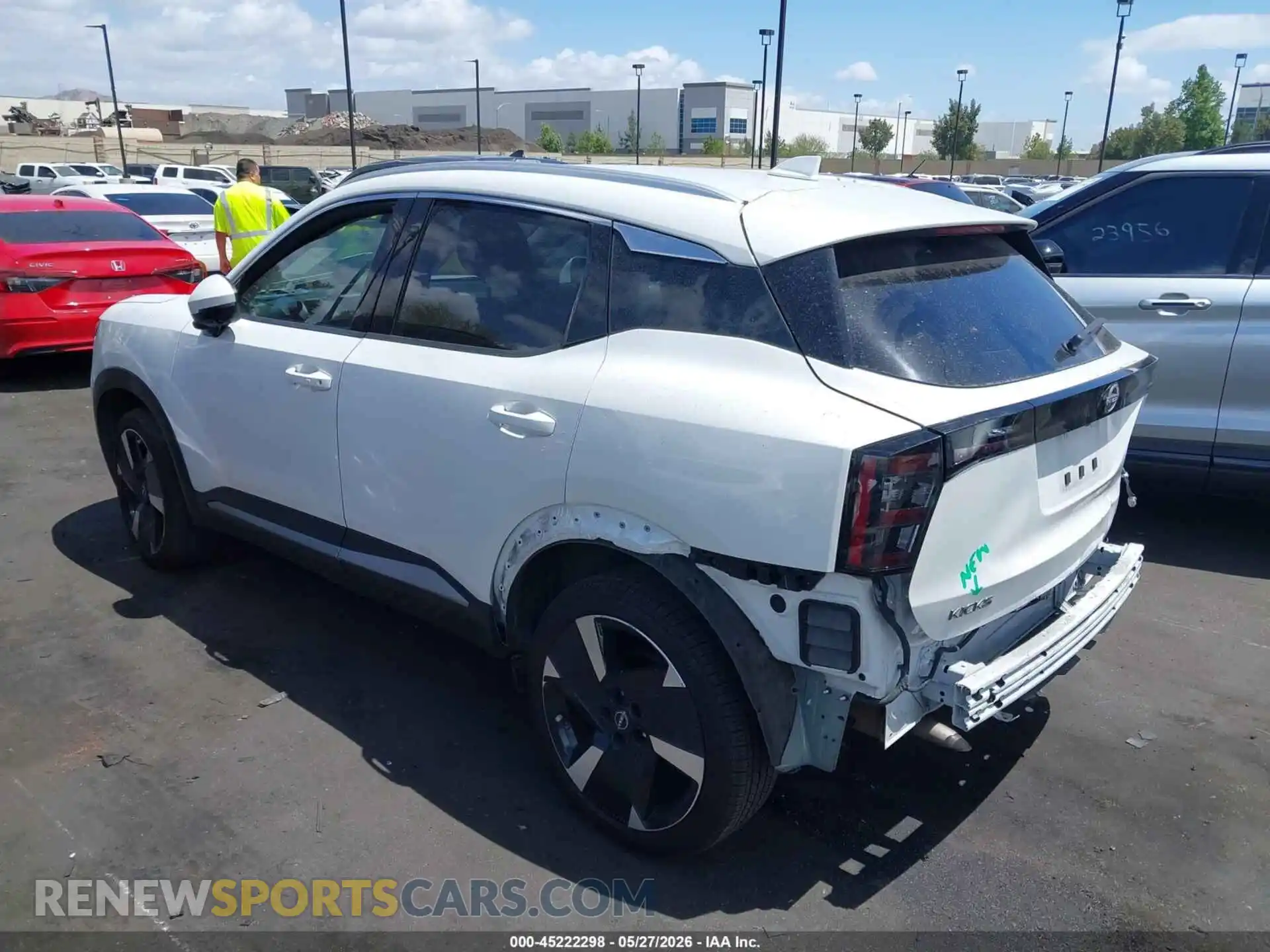 3 Photograph of a damaged car 3N8AP6DA6SL430793 NISSAN KICKS 2025