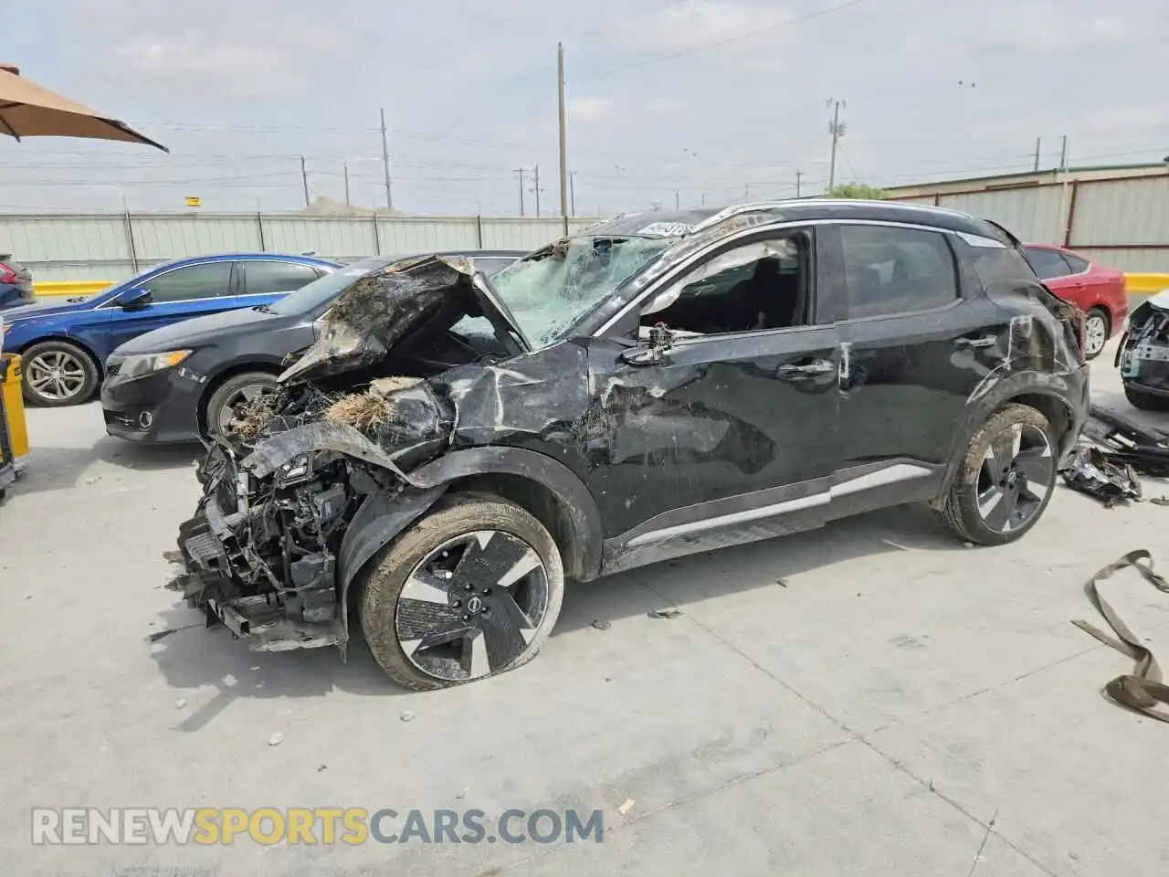 1 Photograph of a damaged car 3N8AP6DA6SL432463 NISSAN KICKS 2025