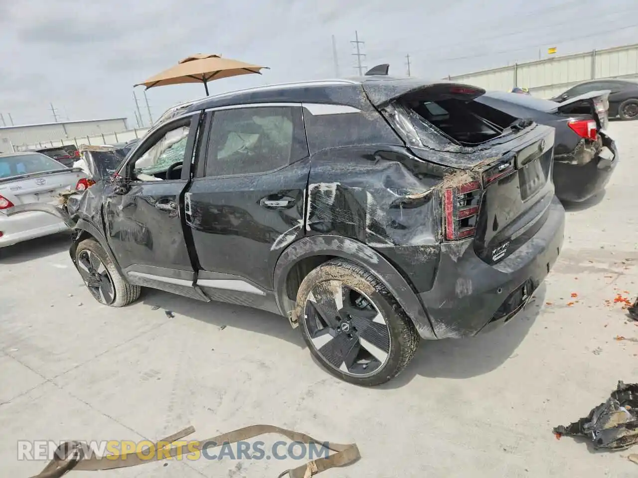 2 Photograph of a damaged car 3N8AP6DA6SL432463 NISSAN KICKS 2025