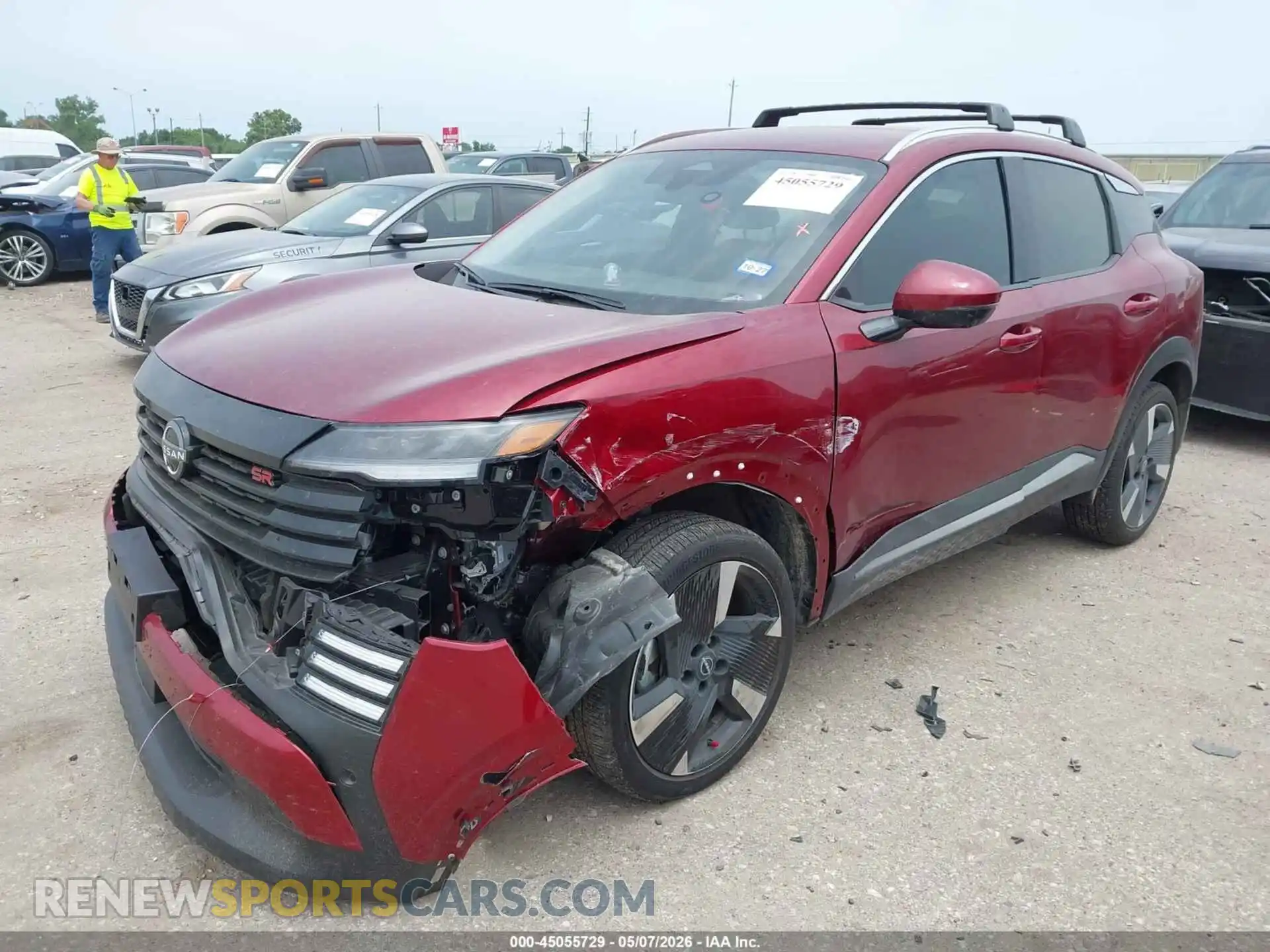 2 Photograph of a damaged car 3N8AP6DA8SL402381 NISSAN KICKS 2025