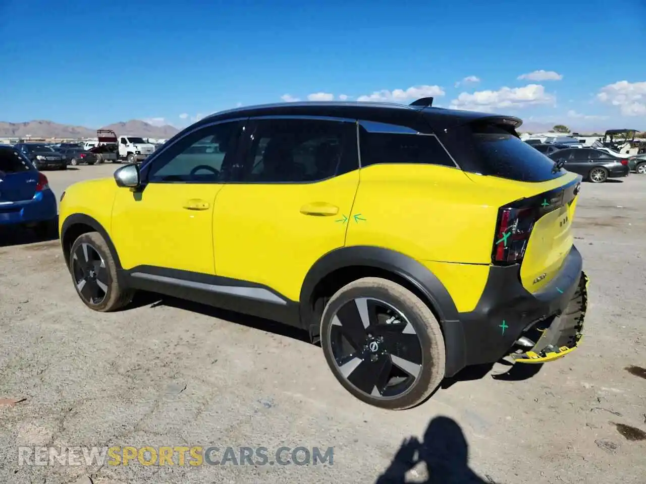 2 fotografías del automóvil dañado 3N8AP6DA9SL366538 NISSAN KICKS 2025