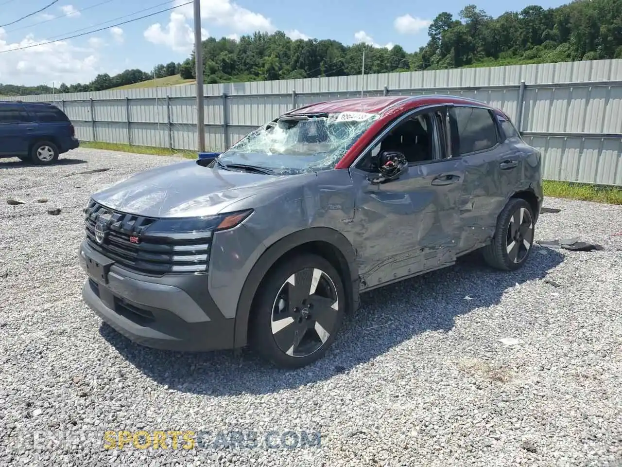 1 Photograph of a damaged car 3N8AP6DAXSL303240 NISSAN KICKS 2025