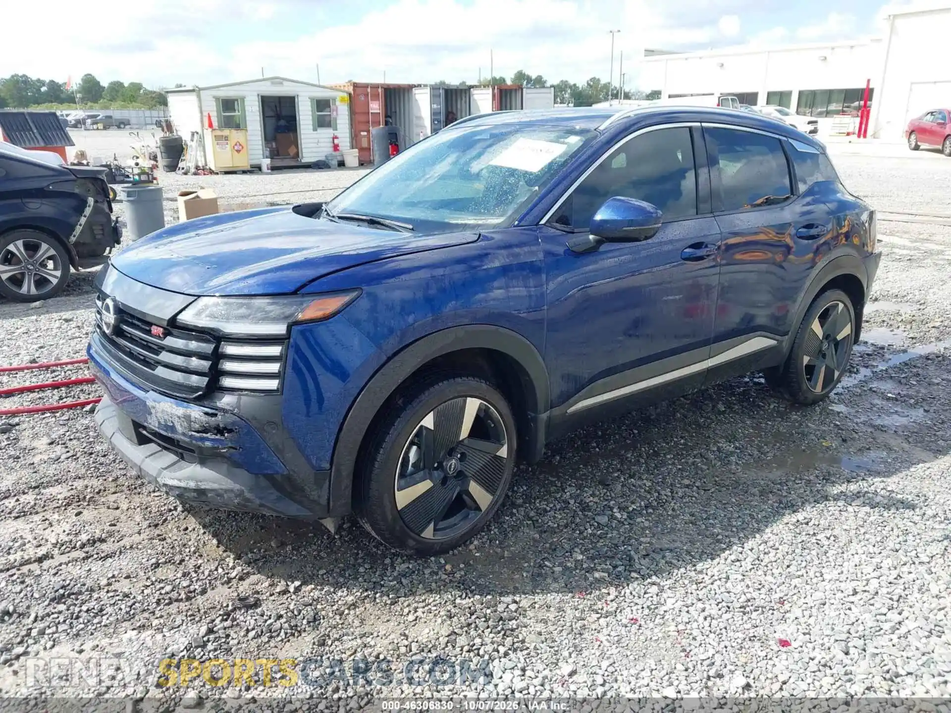 2 fotografías del automóvil dañado 3N8AP6DAXSL426861 NISSAN KICKS 2025
