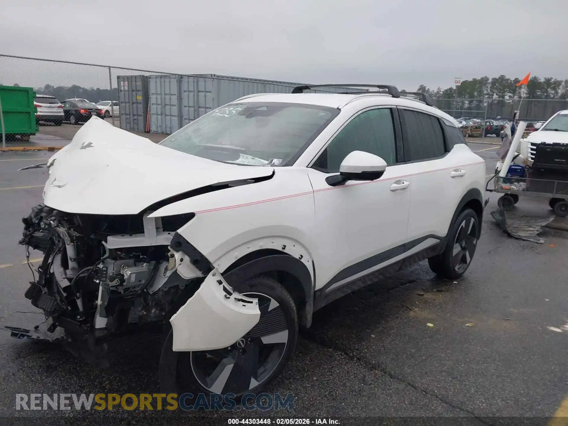 2 Photograph of a damaged car 3N8AP6DB1SL343408 NISSAN KICKS 2025