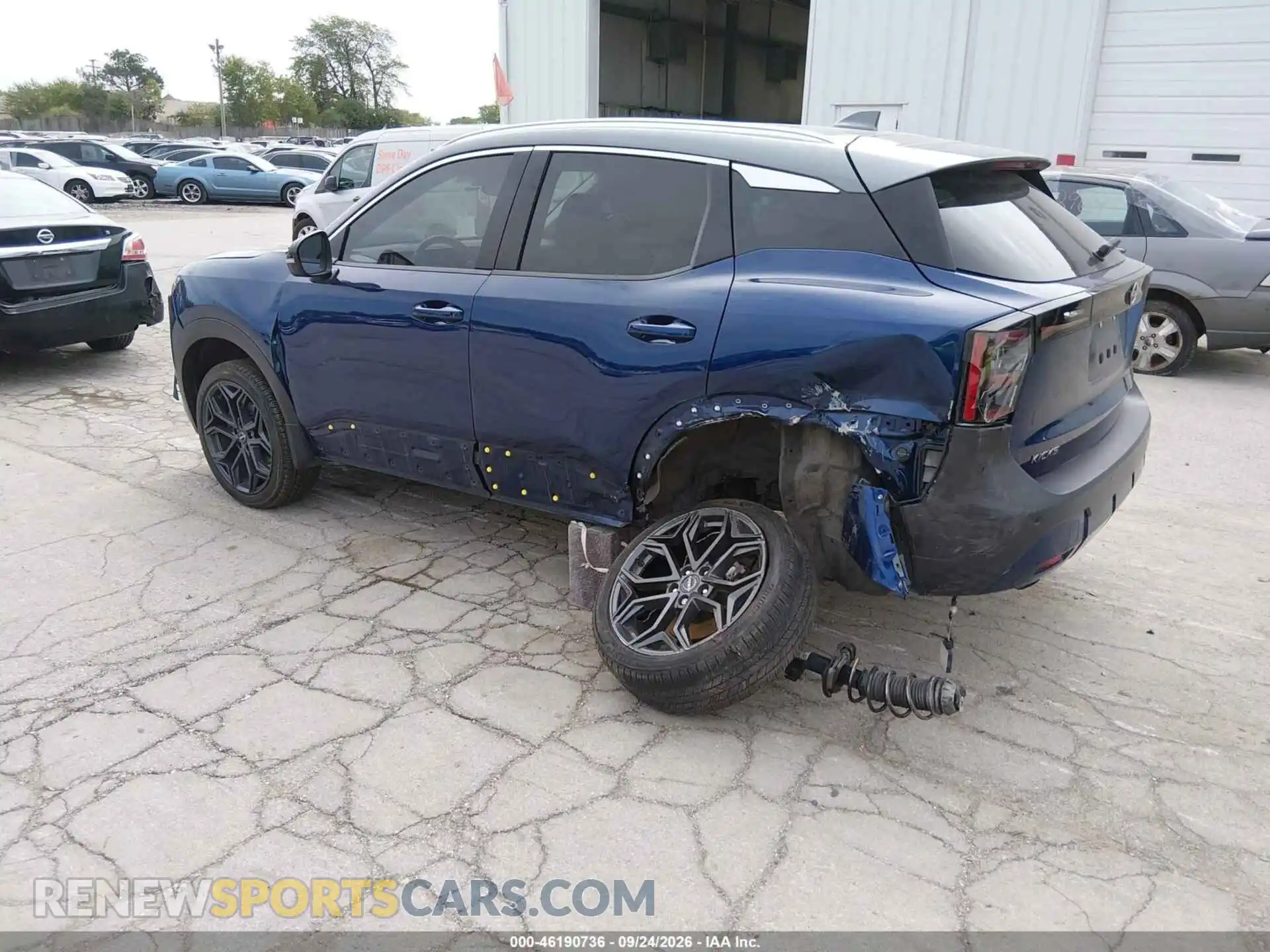 3 Photograph of a damaged car 3N8AP6DB1SL348575 NISSAN KICKS 2025