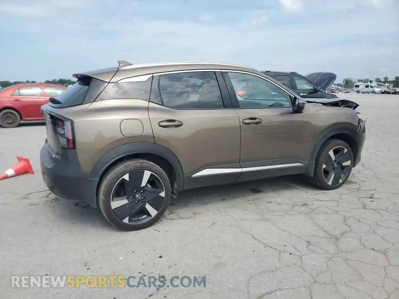 3 Photograph of a damaged car 3N8AP6DB6SL325941 NISSAN KICKS 2025