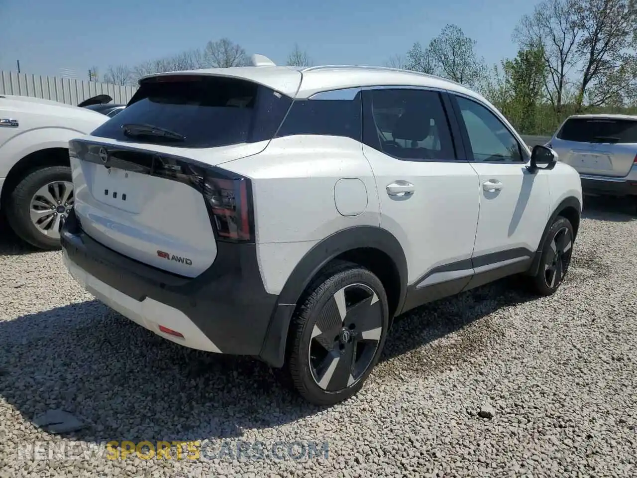3 fotografías del automóvil dañado 3N8AP6DB6SL348104 NISSAN KICKS 2025