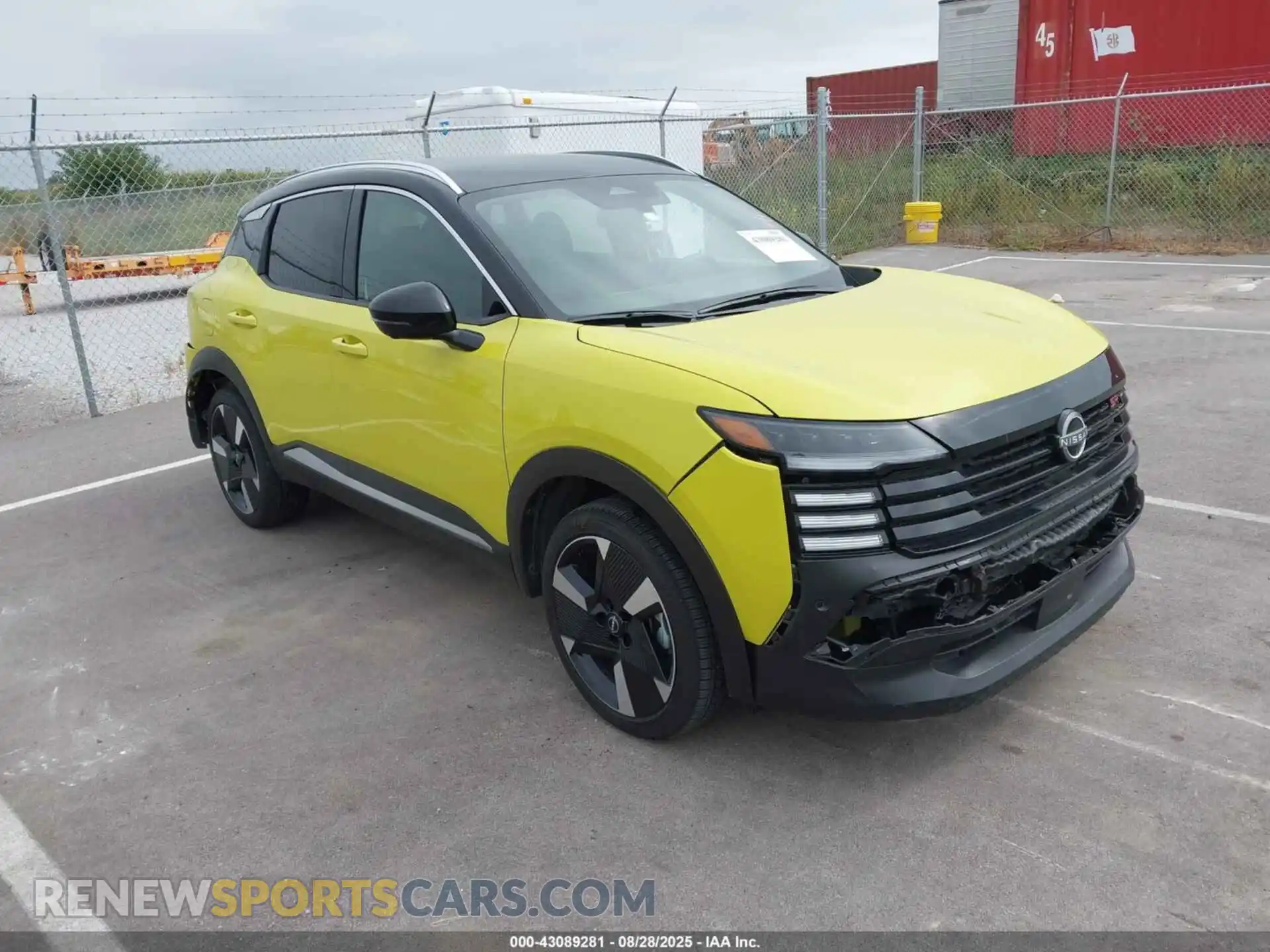 1 Photograph of a damaged car 3N8AP6DB6SL357921 NISSAN KICKS 2025