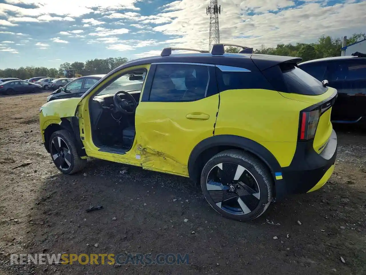 2 fotografías del automóvil dañado 3N8AP6DB8SL325505 NISSAN KICKS 2025