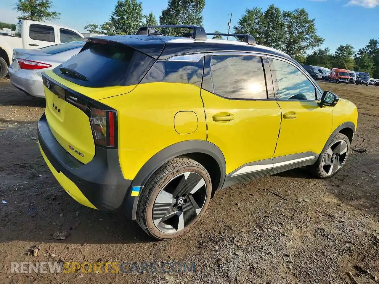 3 fotografías del automóvil dañado 3N8AP6DB8SL325505 NISSAN KICKS 2025