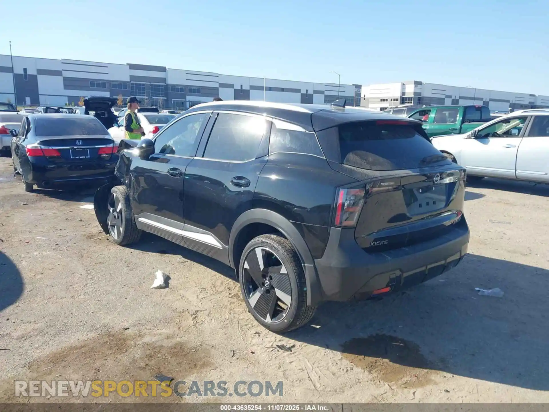 3 Photograph of a damaged car 3N8AP6DBXSL347179 NISSAN KICKS 2025