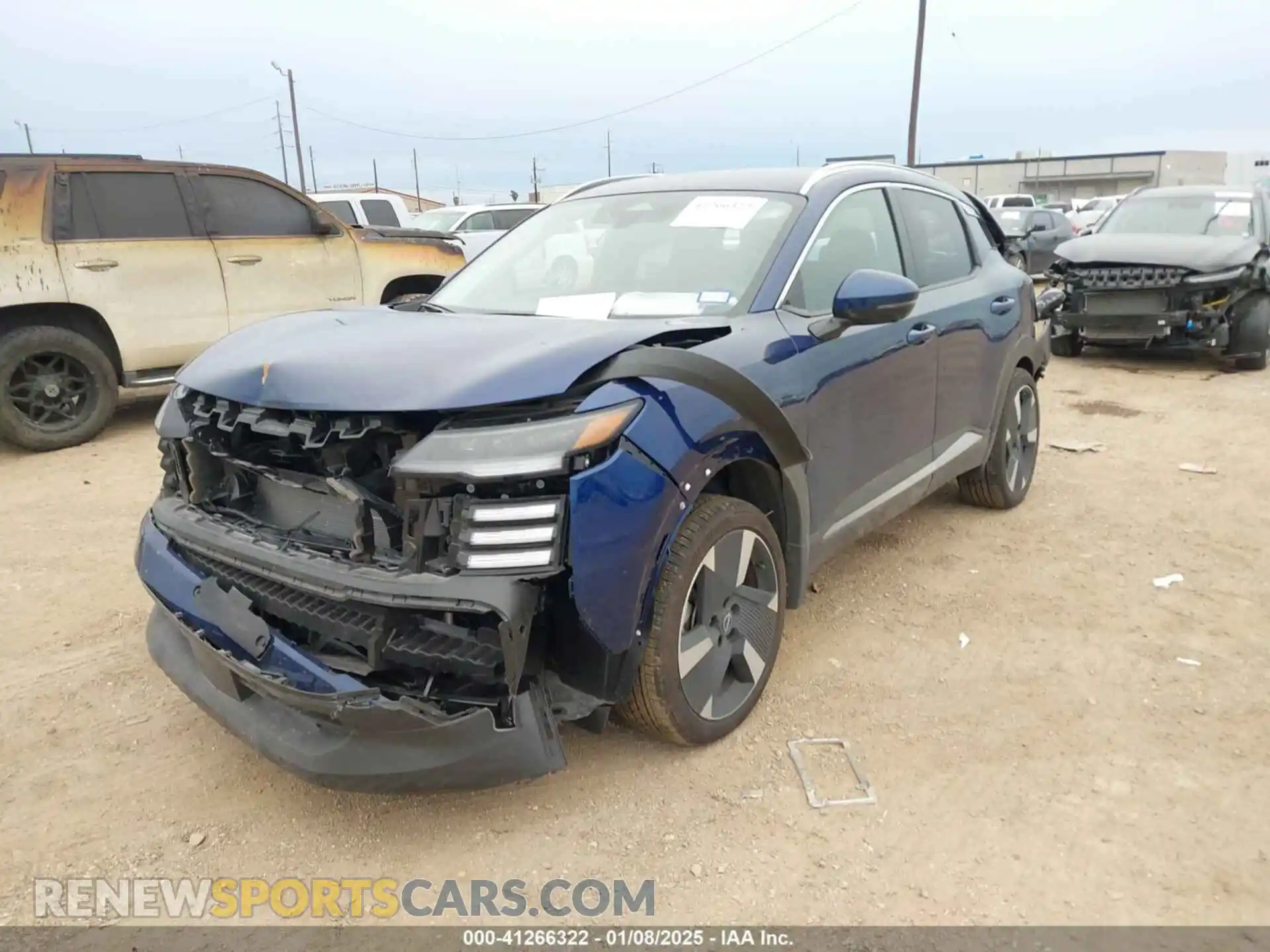 2 Photograph of a damaged car 3N8AP6DC8SL313721 NISSAN KICKS 2025