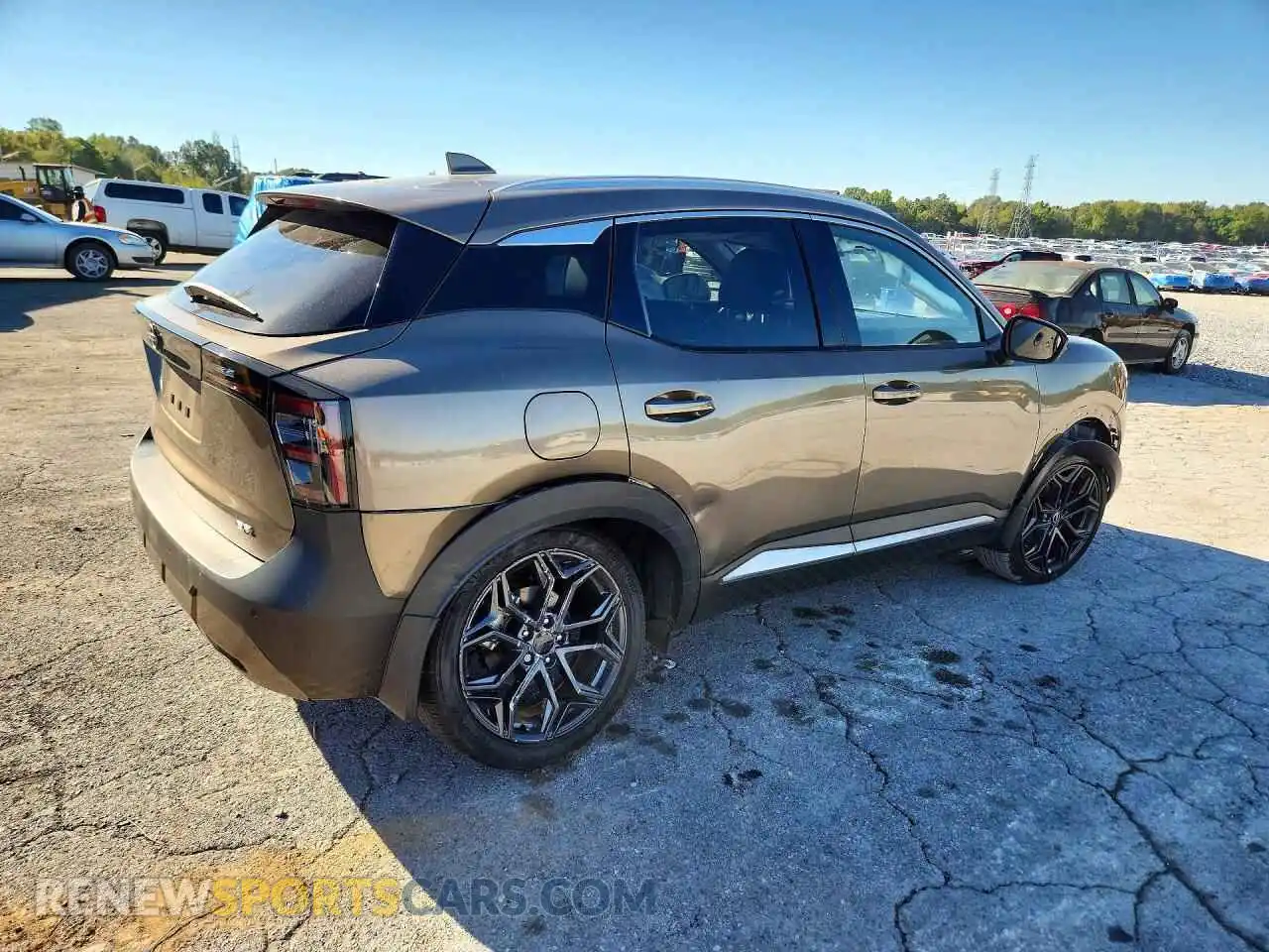 3 fotografías del automóvil dañado 3N8AP6DC8SL336528 NISSAN KICKS 2025