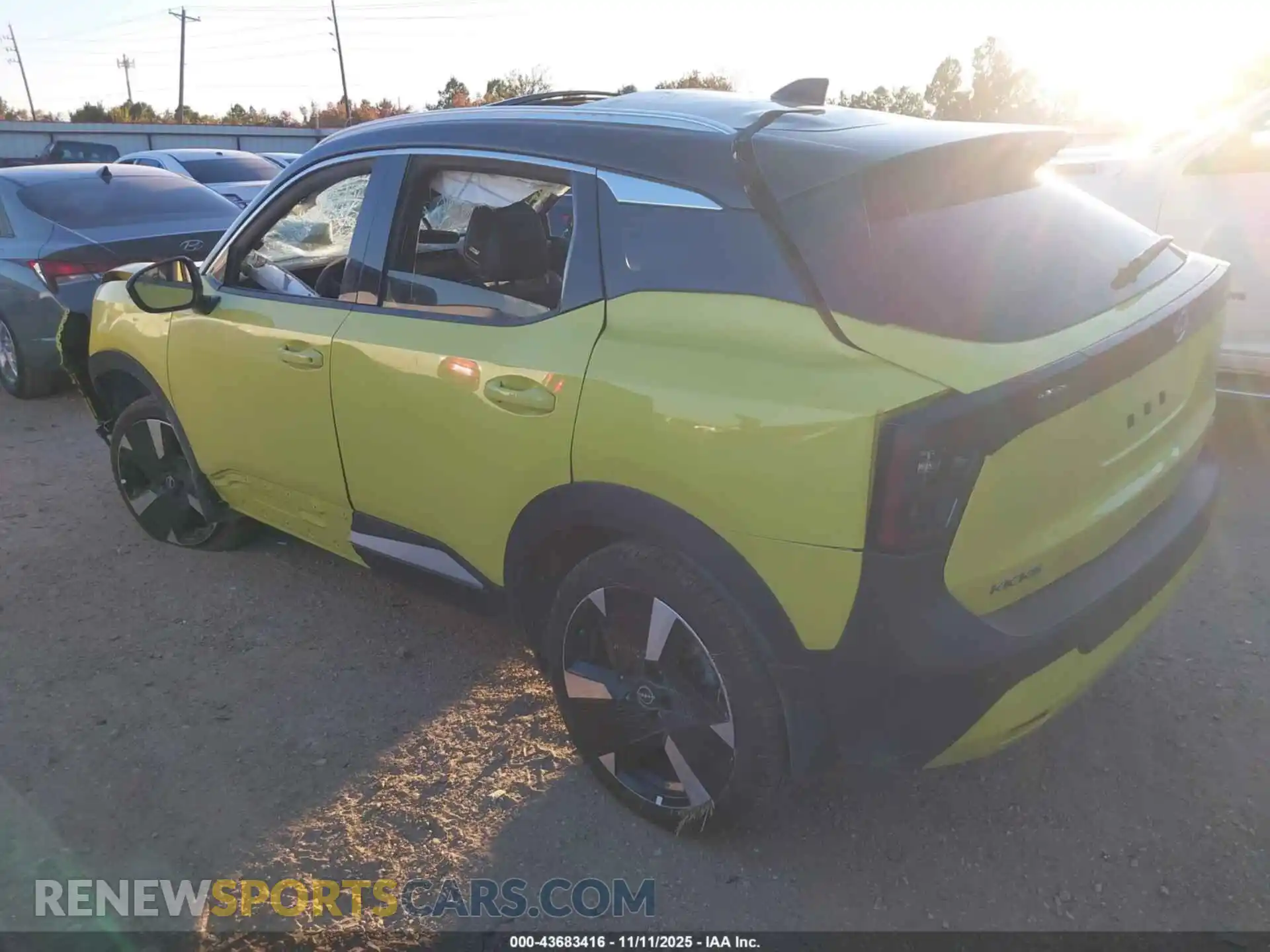 3 Photograph of a damaged car 3N8AP6DCXSL394639 NISSAN KICKS 2025